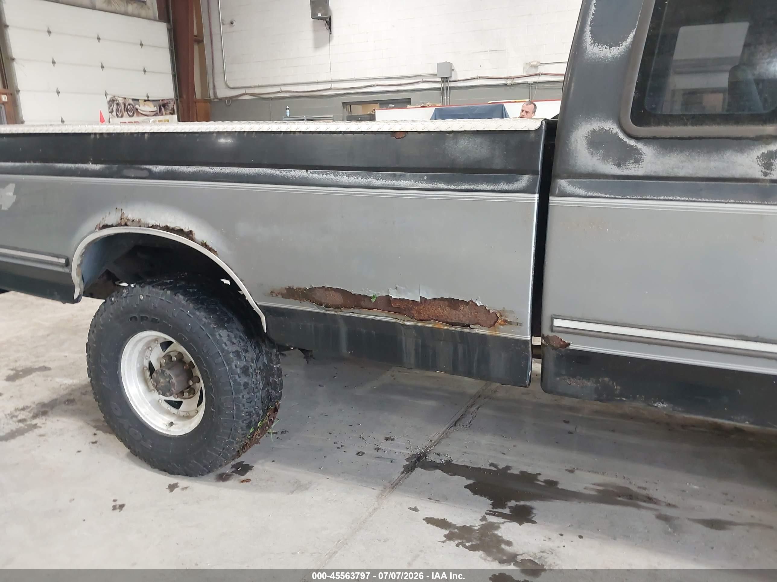 1994 Ford F250   Gray vin: 1FTHX26H8RKA17606