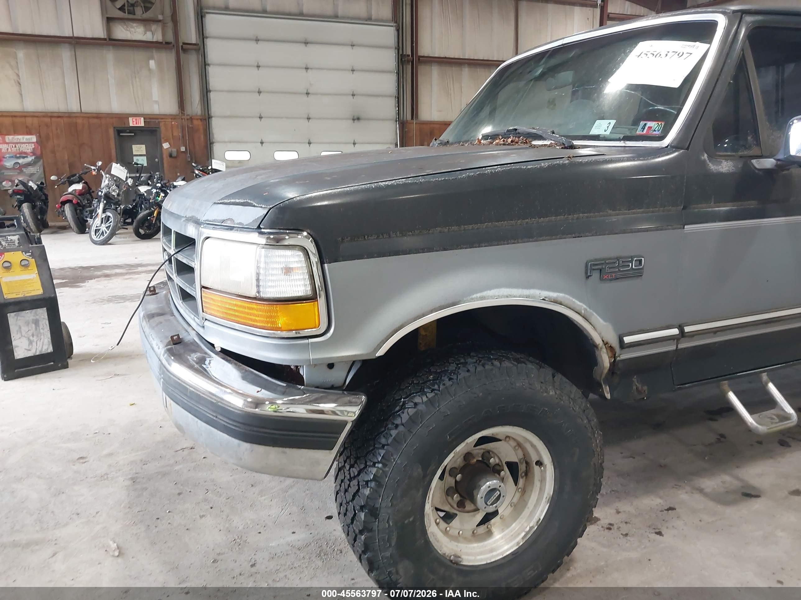 1994 Ford F250   Gray vin: 1FTHX26H8RKA17606