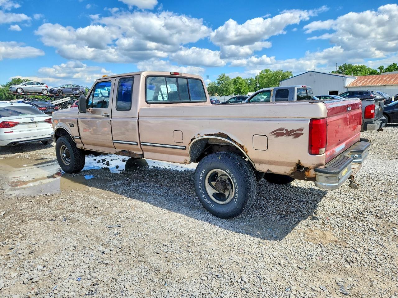 1997 Ford F250 Brown vin: 1FTHX26HXVEB13844