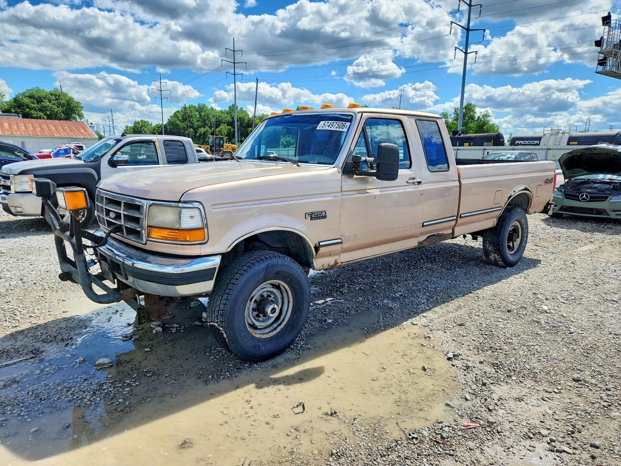 1997 Ford F250 Brown vin: 1FTHX26HXVEB13844
