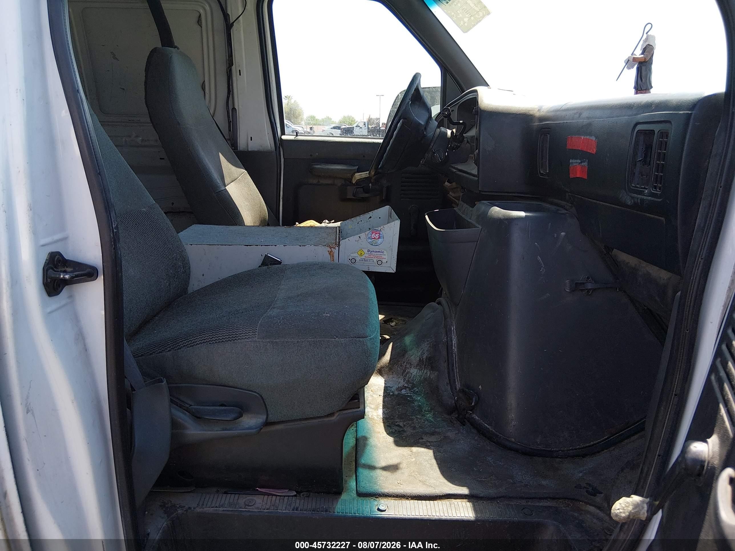 1995 Ford Econoline E350 Van White vin: 1FTJE34H7SHC02054