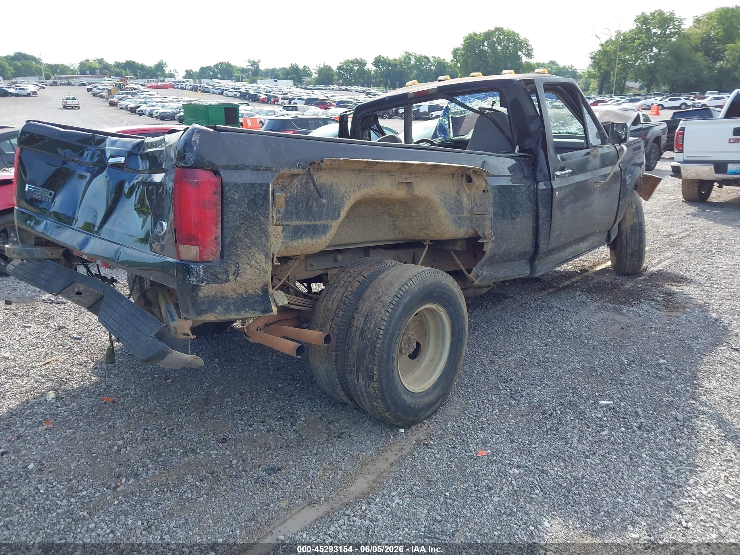 1997 Ford F-350 Xl Black vin: 1FTJF35G6VEA69554