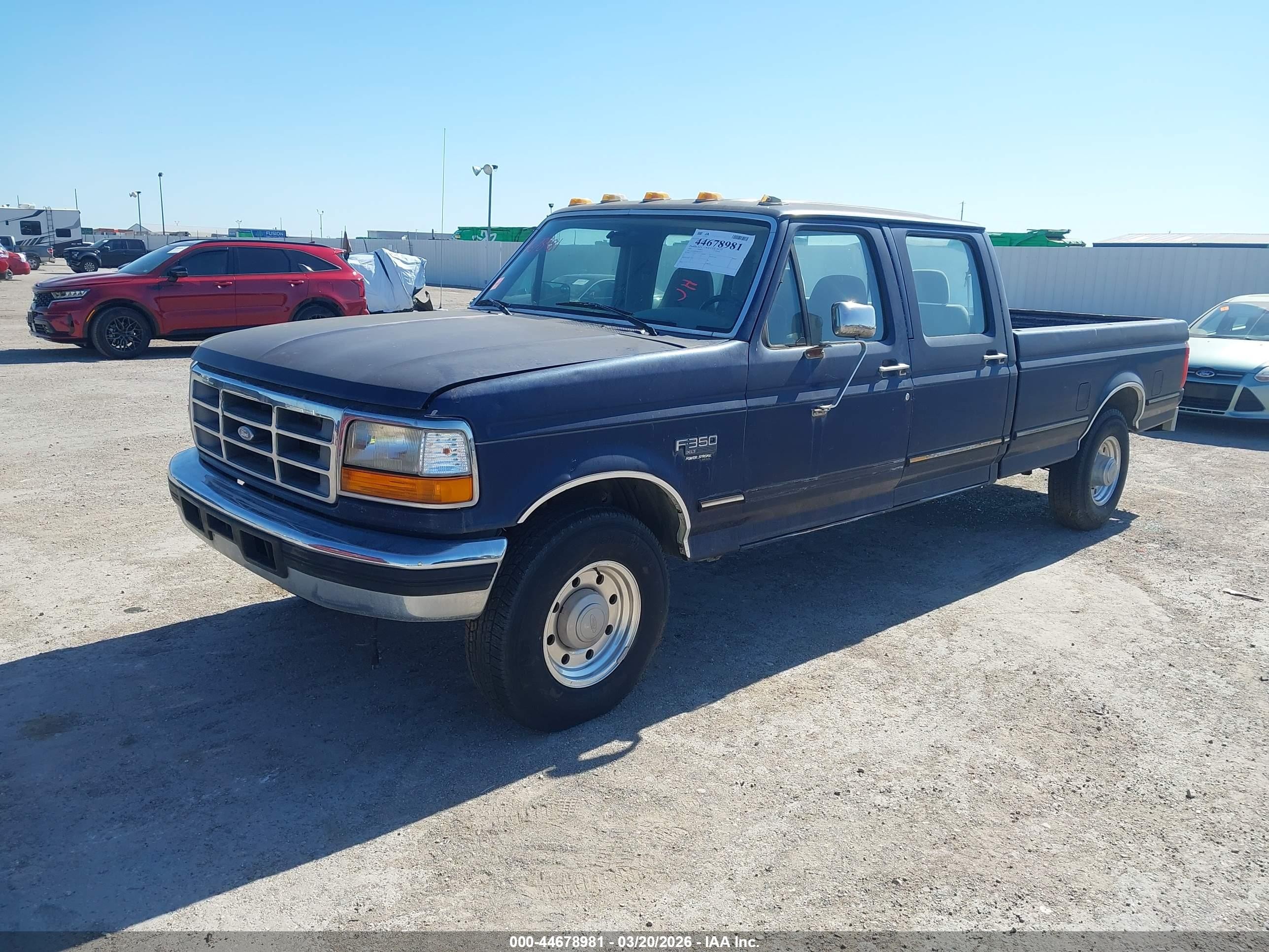 1995 Ford F350   Blue vin: 1FTJW35F2SEA26414
