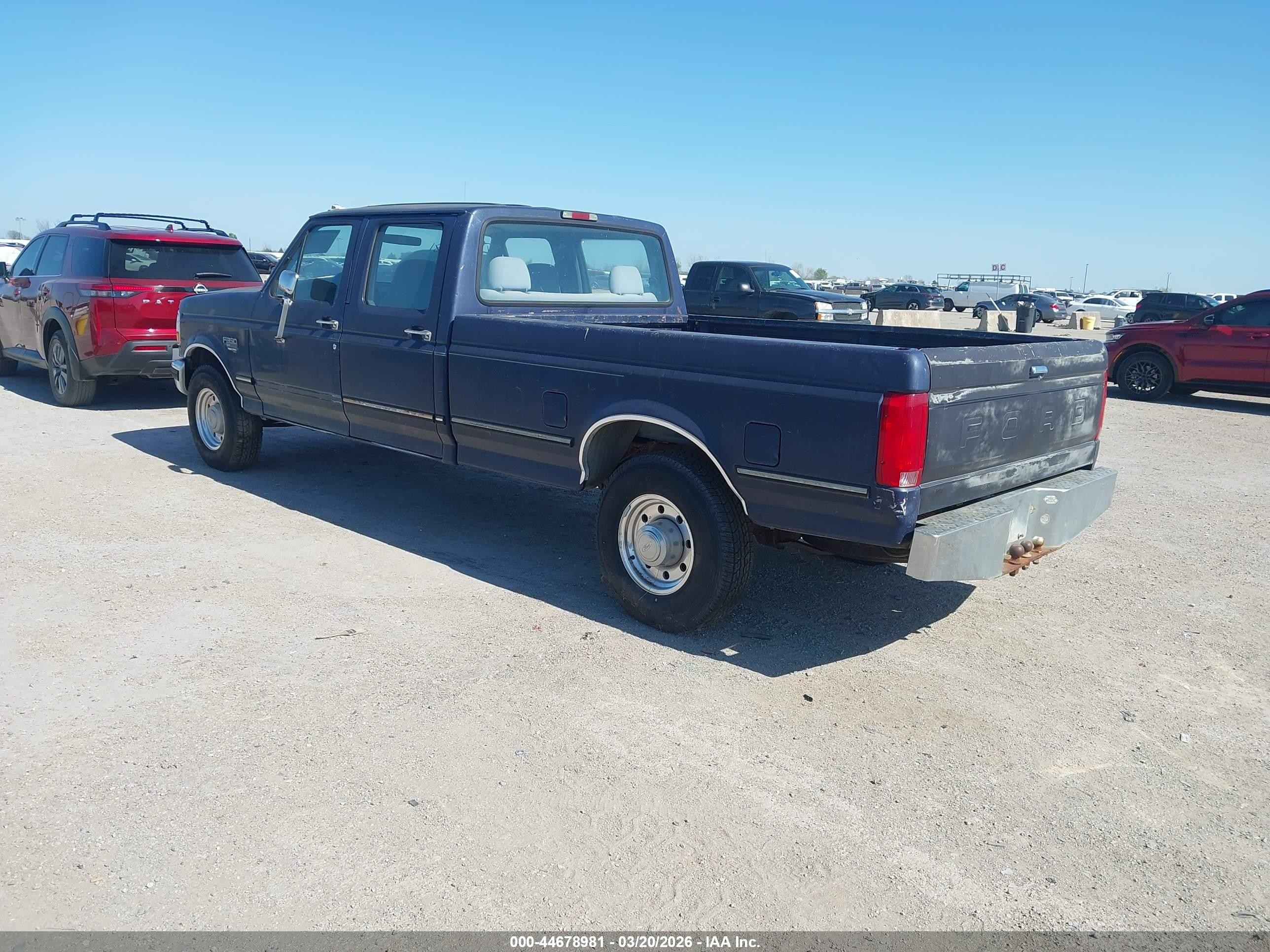 1995 Ford F350   Blue vin: 1FTJW35F2SEA26414