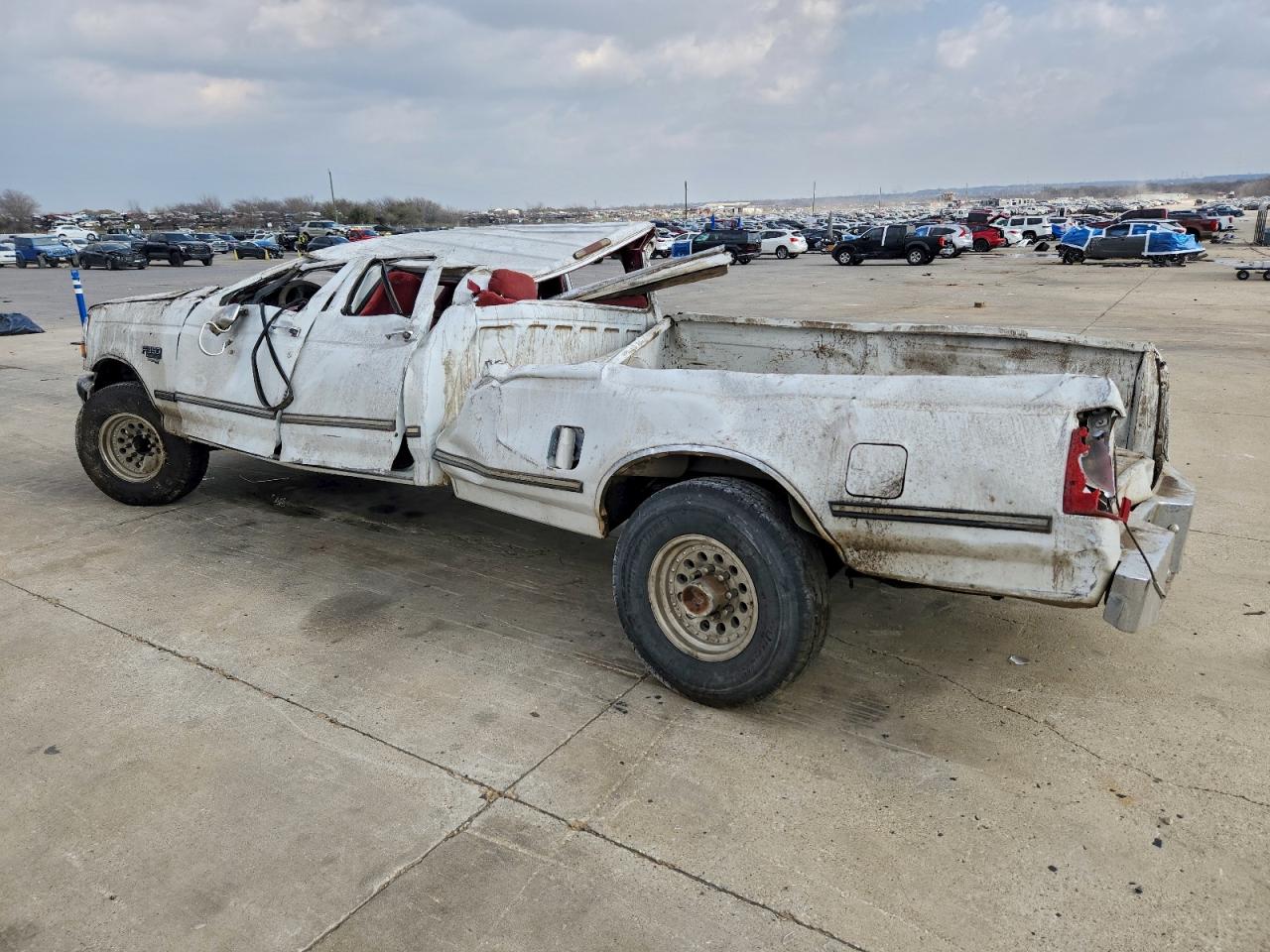 1995 Ford F350 White vin: 1FTJW35F4SEA37964