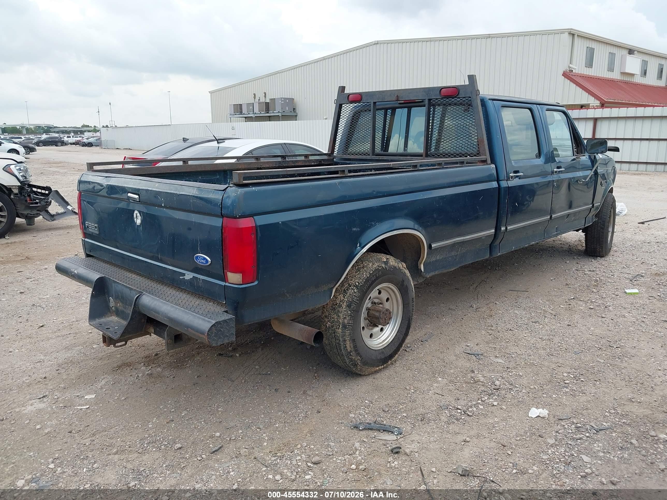 1997 Ford F-350 Xl Green vin: 1FTJW35F5VEA98857