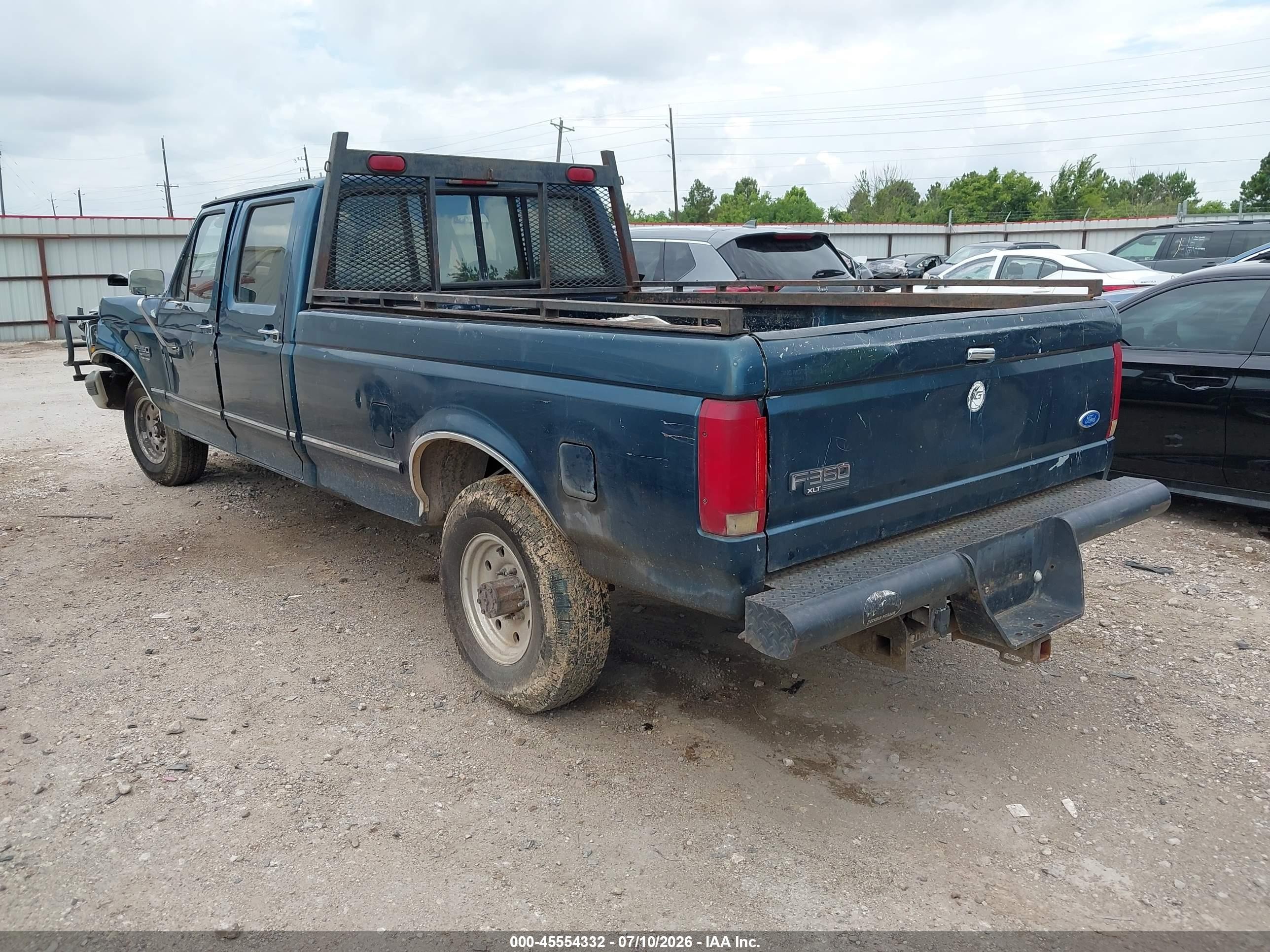 1997 Ford F-350 Xl Green vin: 1FTJW35F5VEA98857