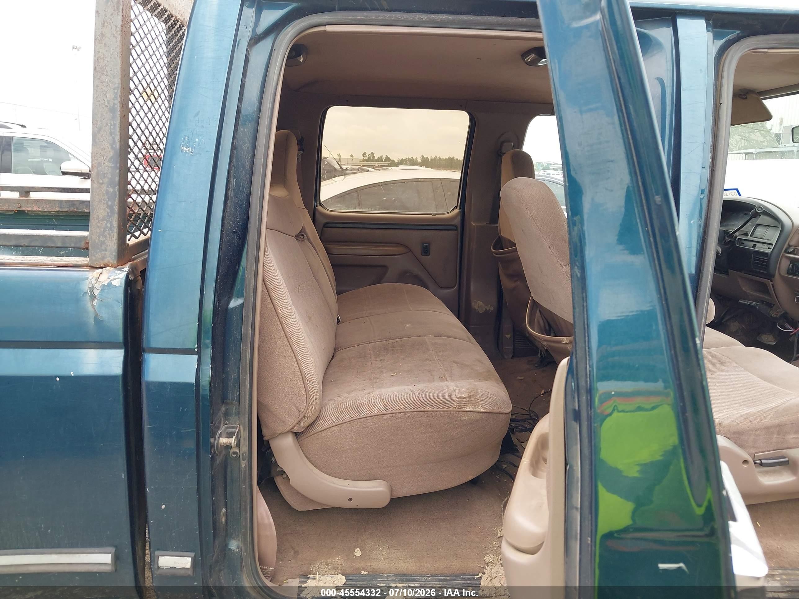 1997 Ford F-350 Xl Green vin: 1FTJW35F5VEA98857