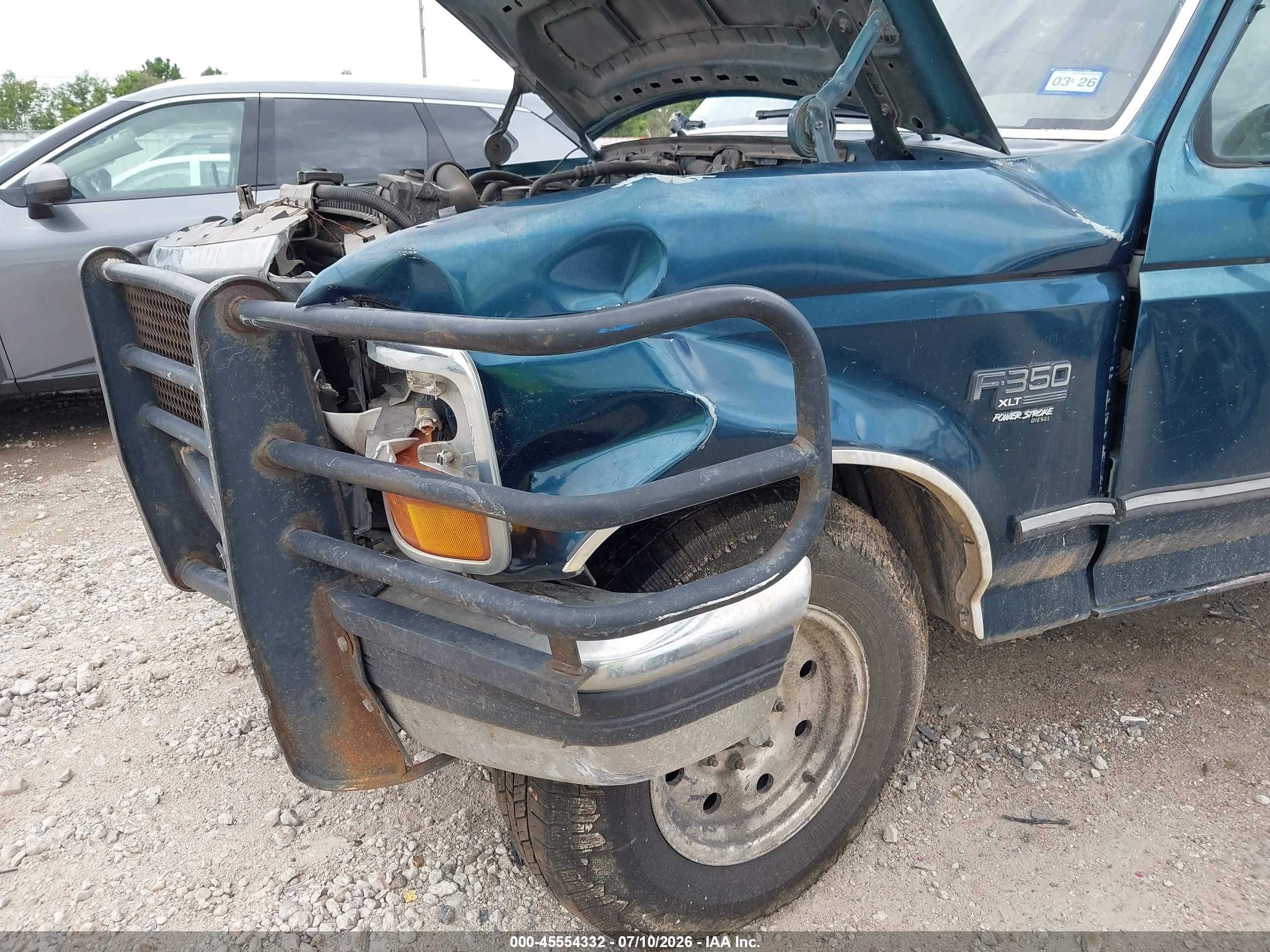 1997 Ford F-350 Xl Green vin: 1FTJW35F5VEA98857