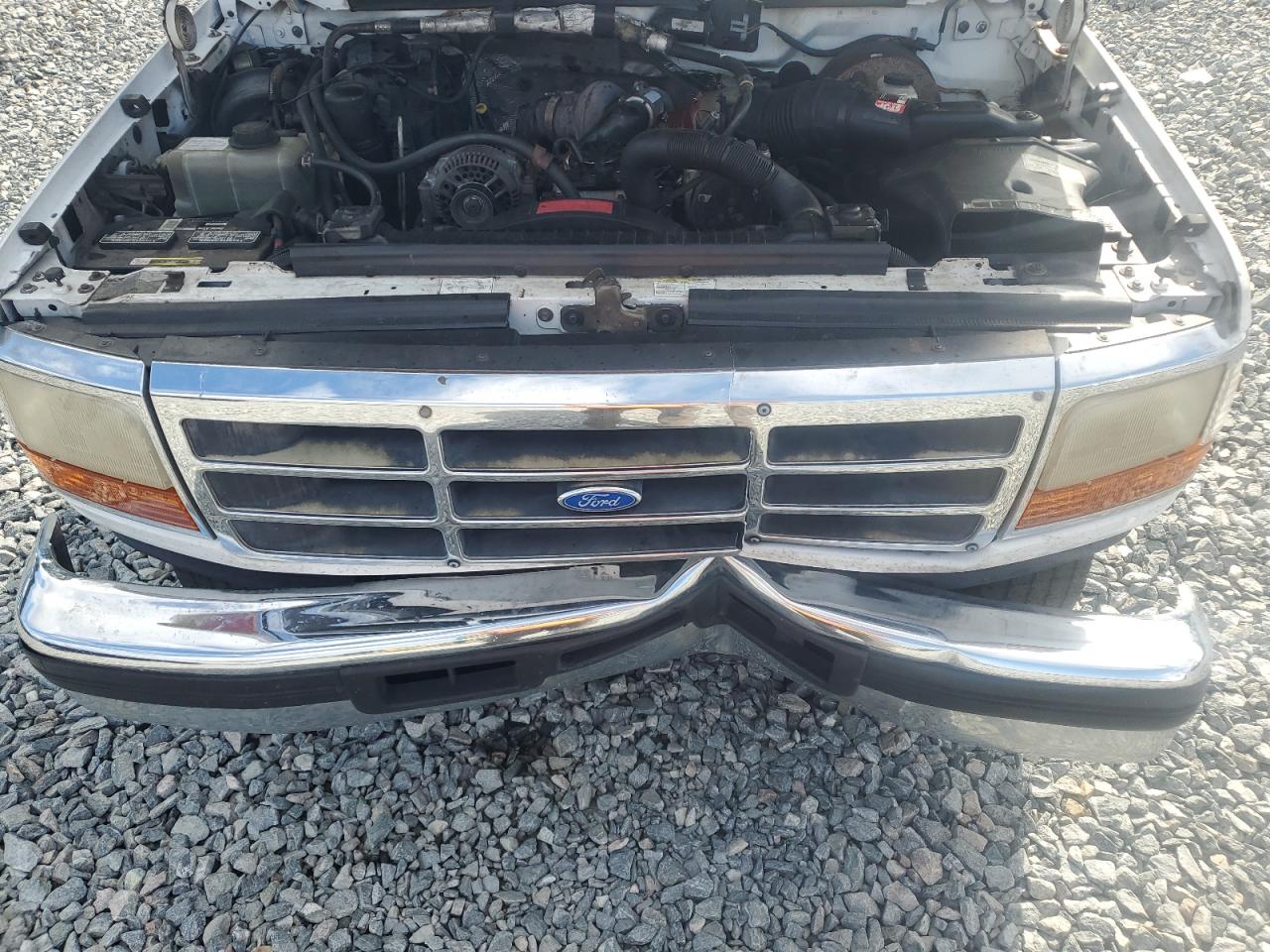 1995 Ford F350 White vin: 1FTJW35F6SEA34015