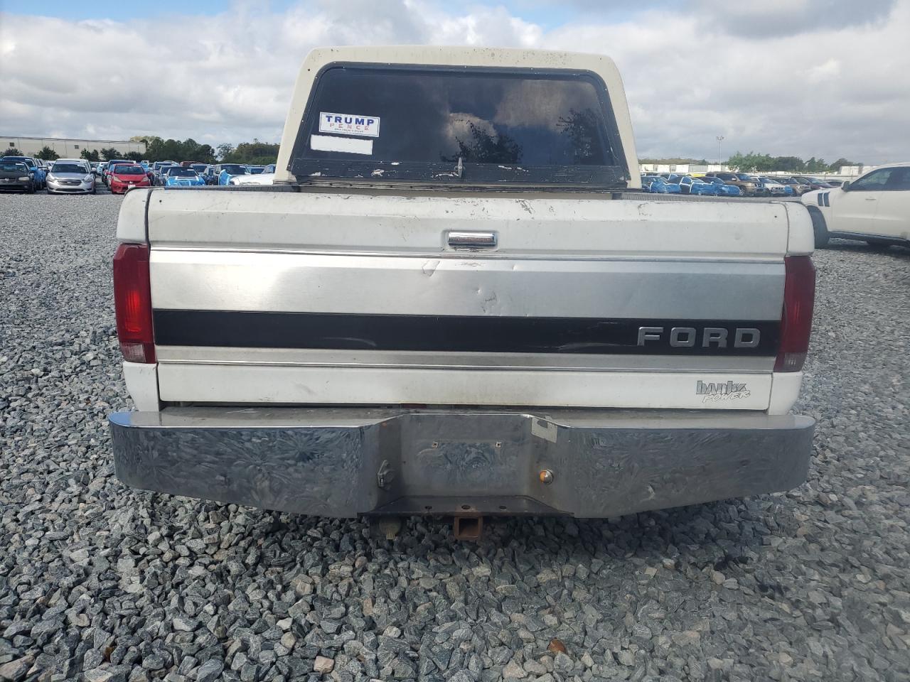 1995 Ford F350 White vin: 1FTJW35F6SEA34015