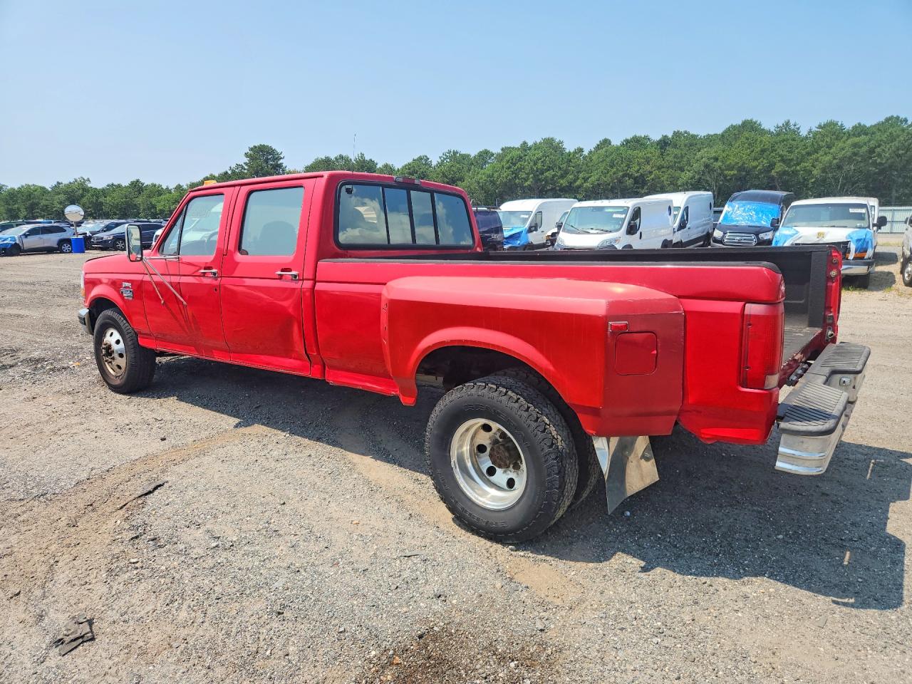 1997 Ford F350 Красный vin: 1FTJW35FXVEB78090