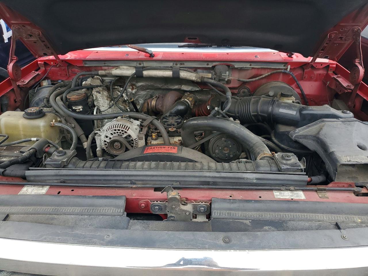 1997 Ford F350 Красный vin: 1FTJW35FXVEB78090