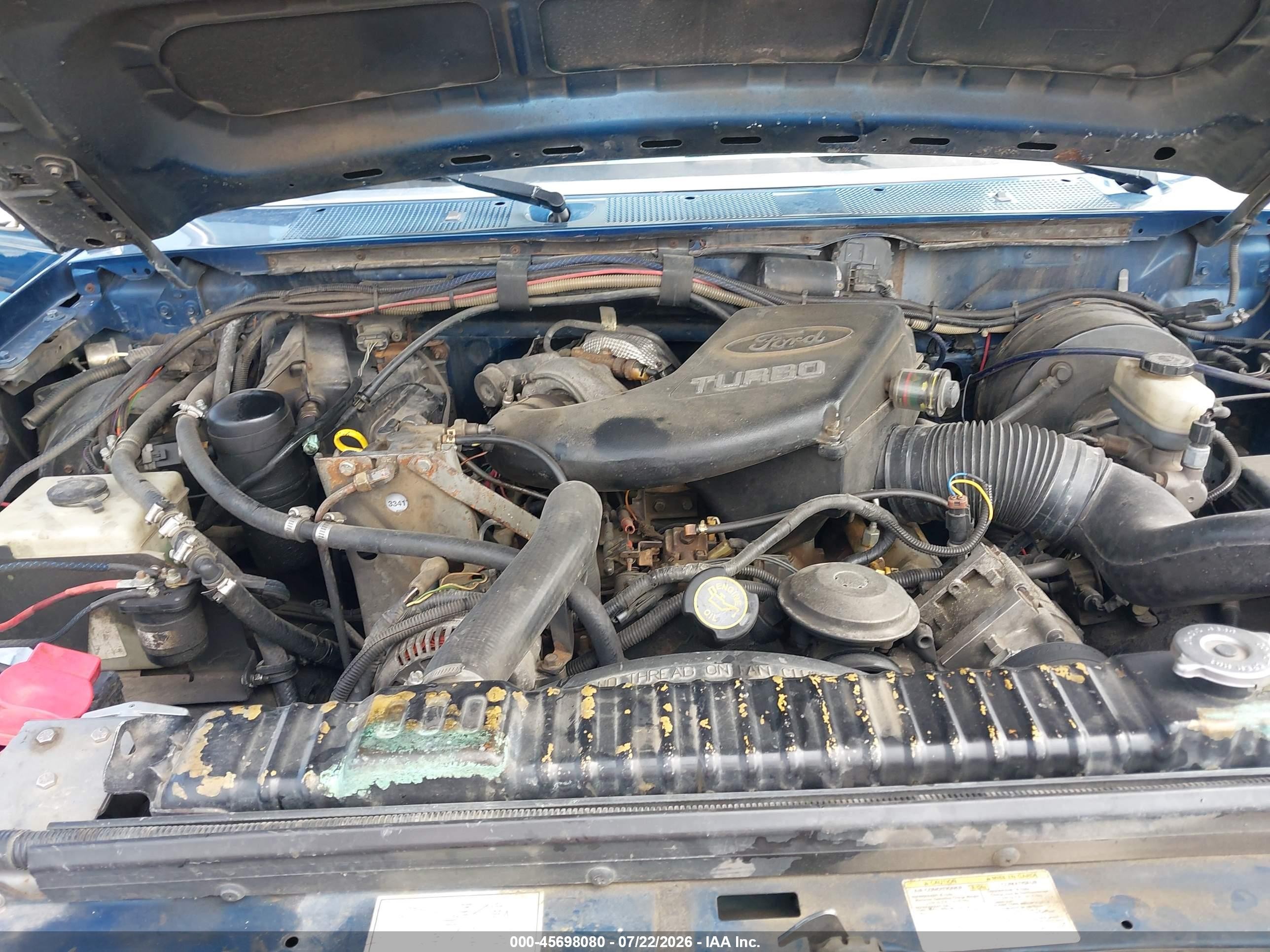 1994 Ford F350   Blue vin: 1FTJW35K6REA43160