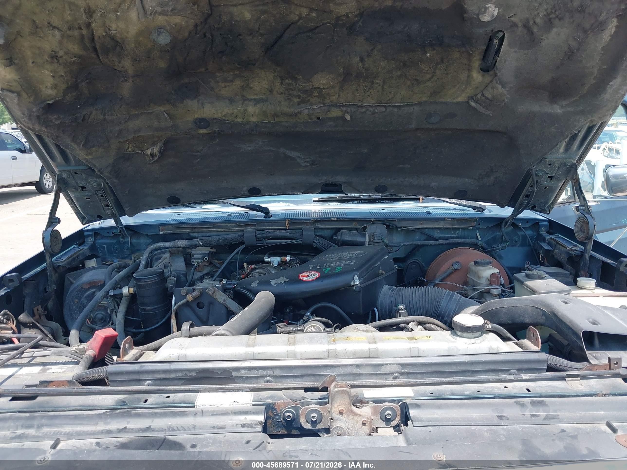 1994 Ford F350   Зеленый vin: 1FTJW35K8REA31513