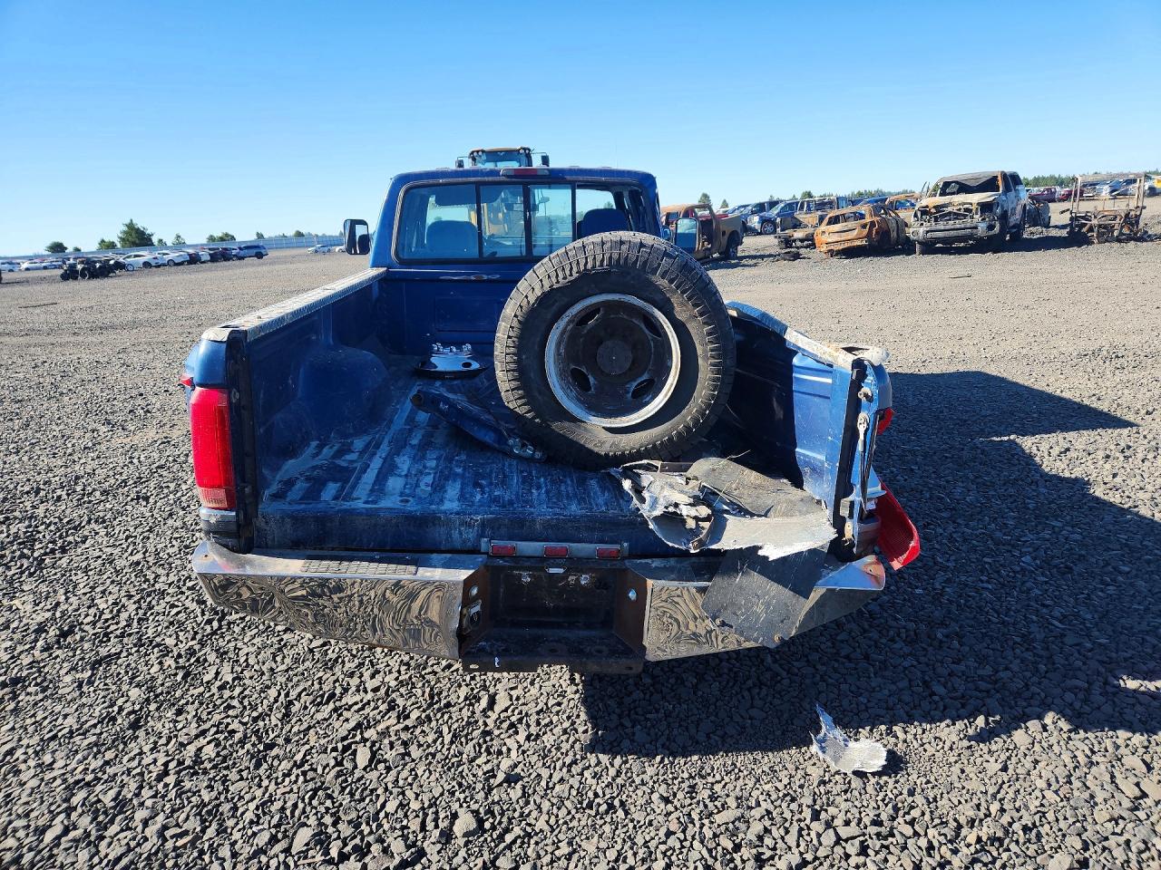 1994 Ford F350 Blue vin: 1FTJW35K9REA36087