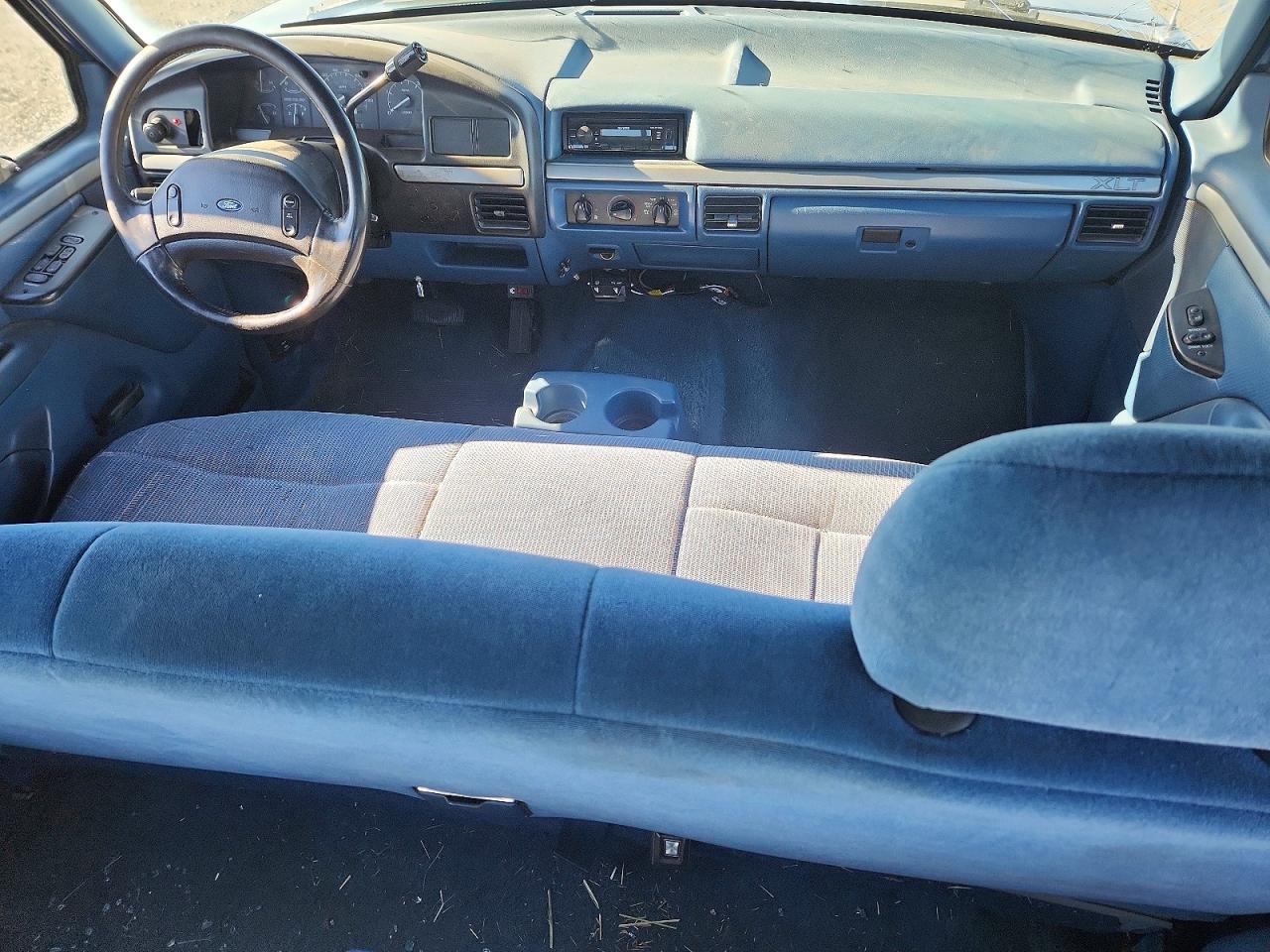 1994 Ford F350 Blue vin: 1FTJW35K9REA36087