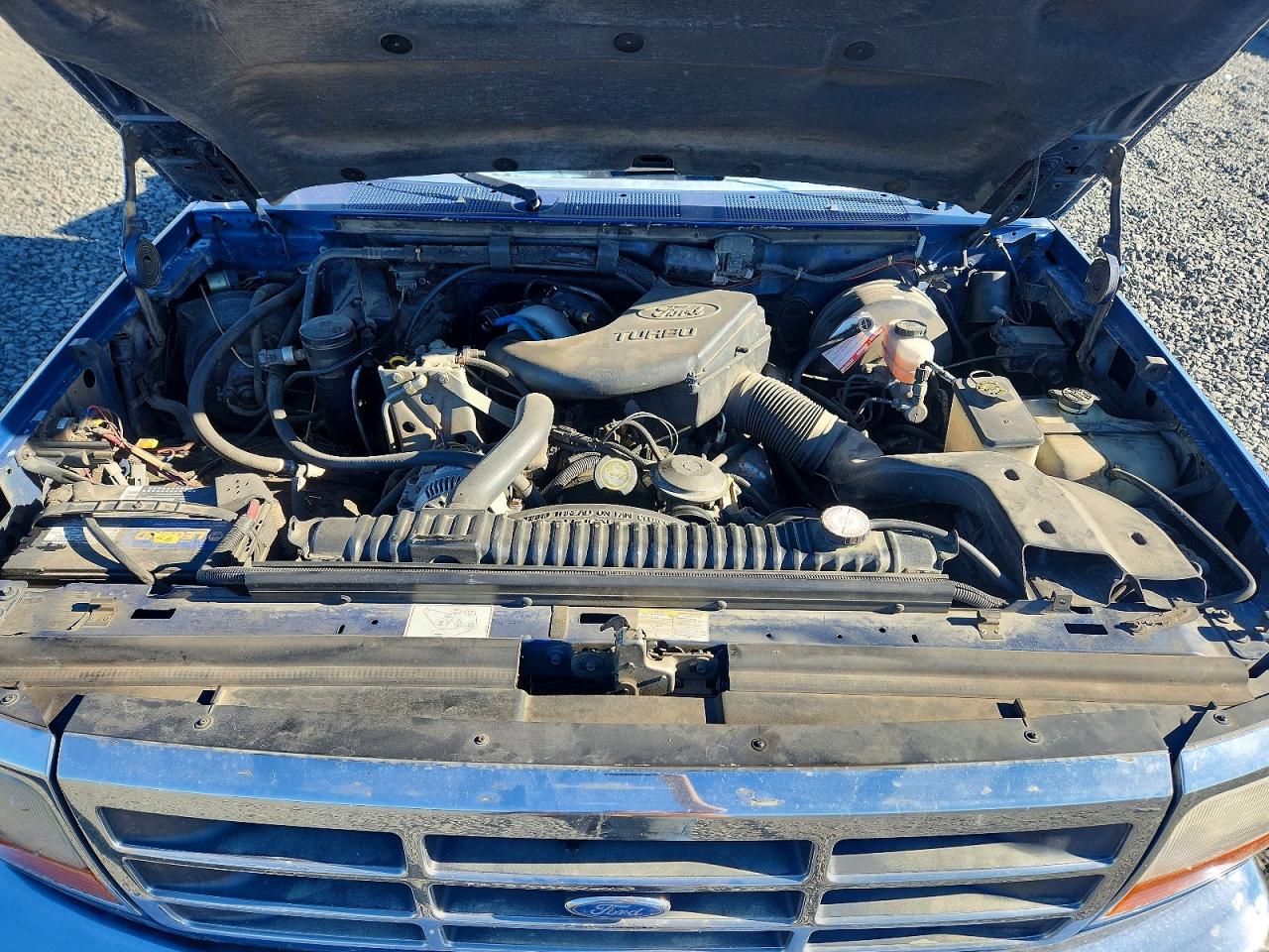 1994 Ford F350 Blue vin: 1FTJW35K9REA36087