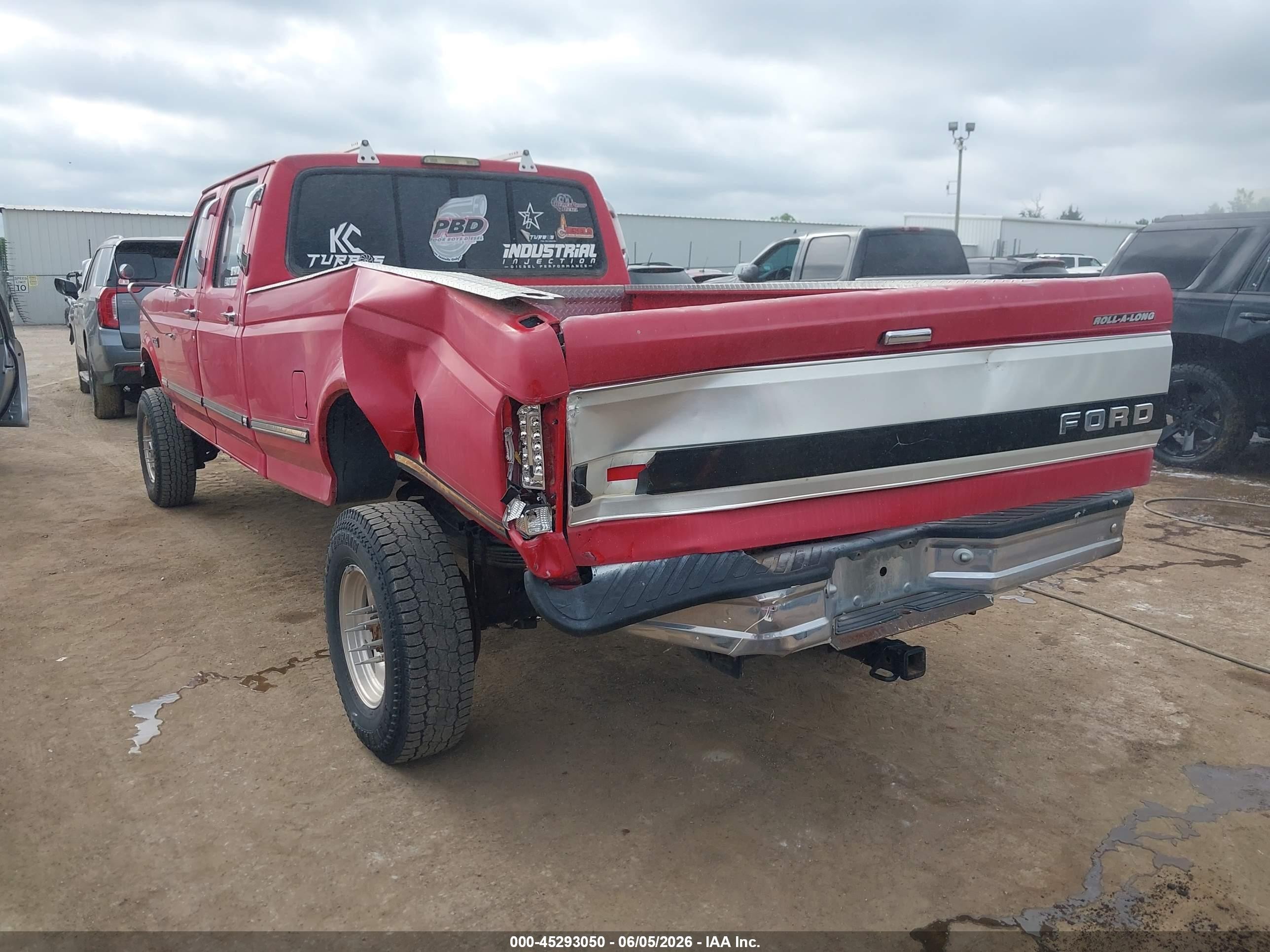 1995 Ford F350   Red vin: 1FTJW36F0SEA41265