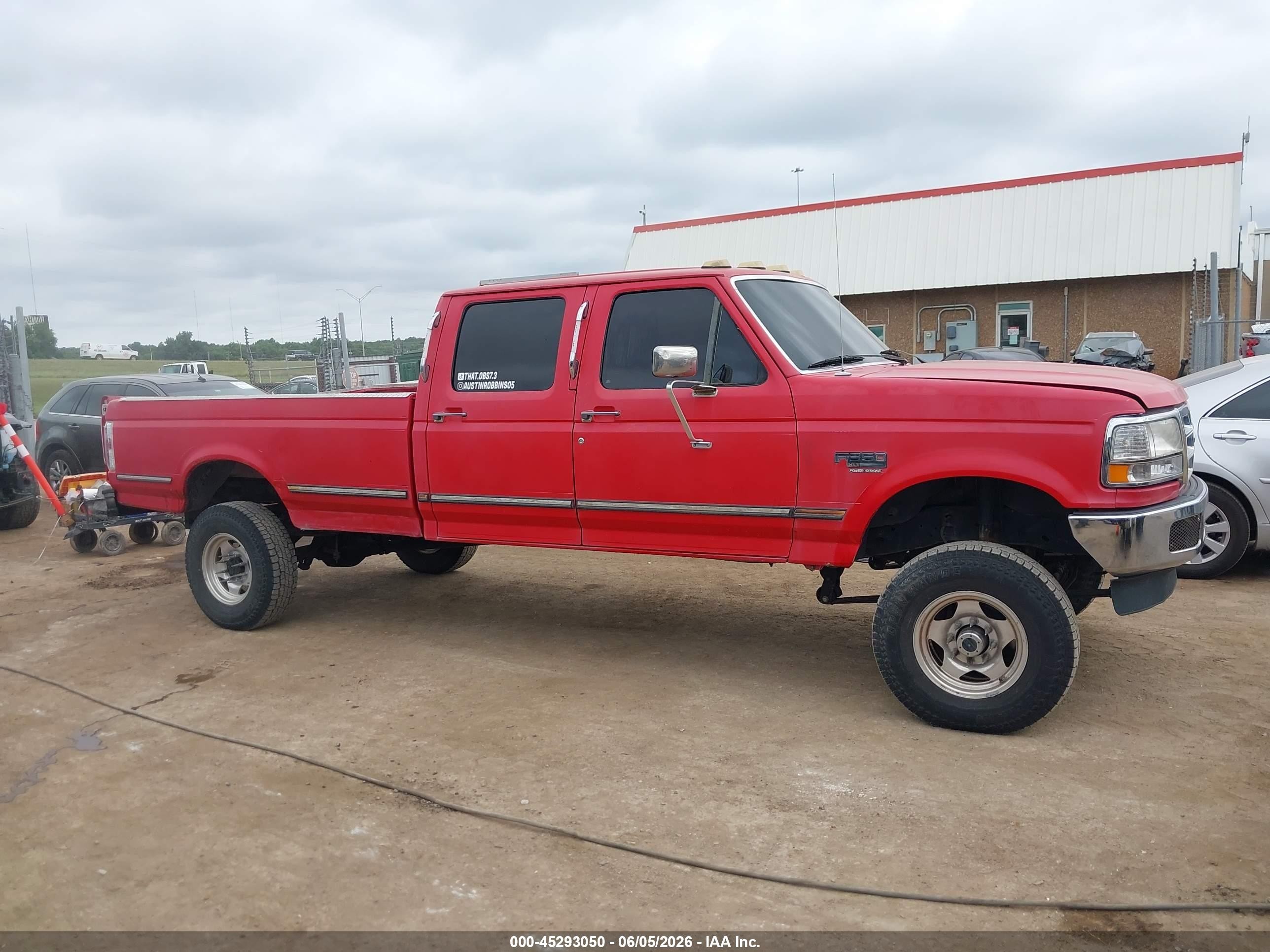 1995 Ford F350   Red vin: 1FTJW36F0SEA41265