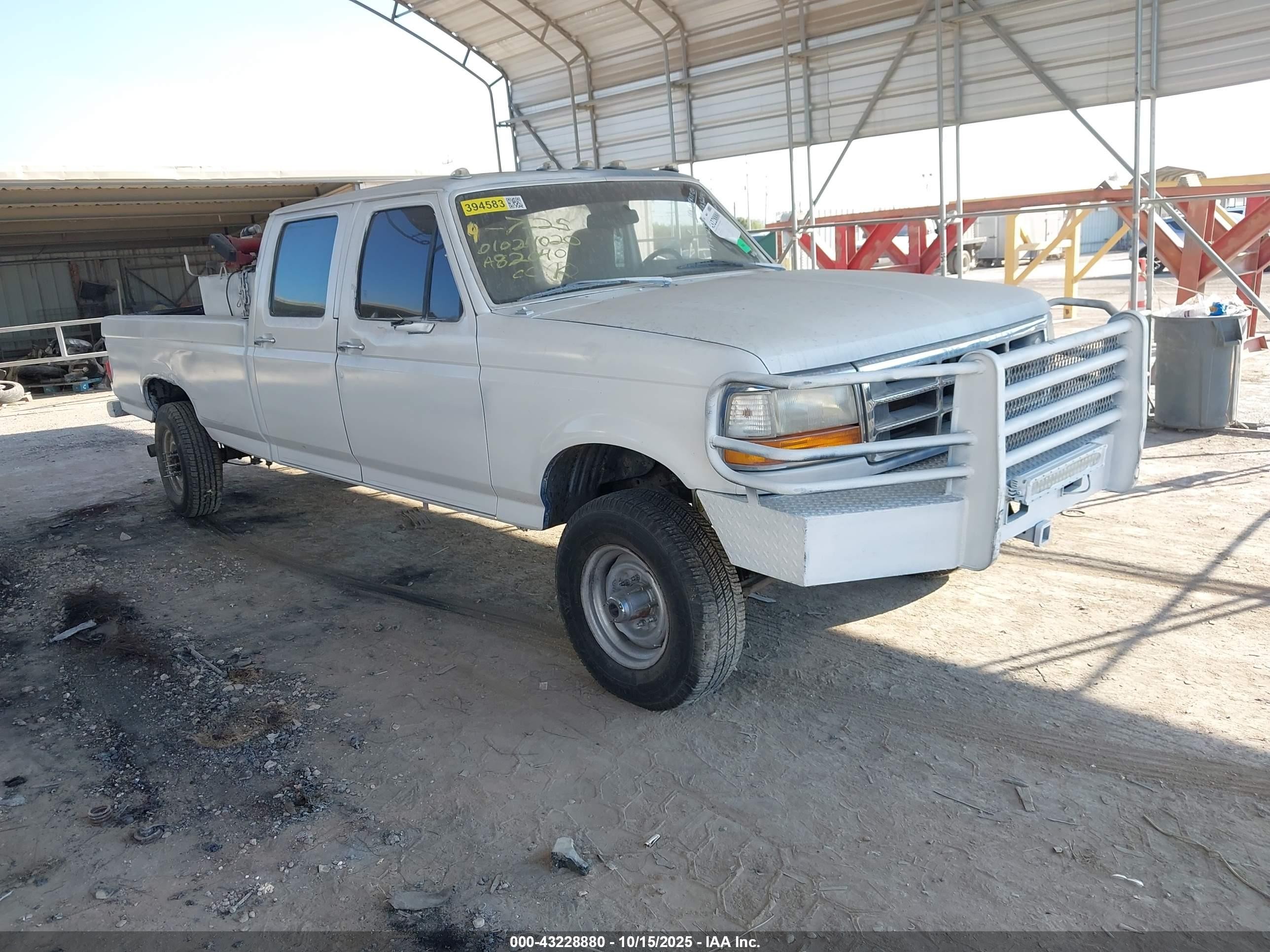 1995 Ford F350   Белый vin: 1FTJW36F5SEA82040