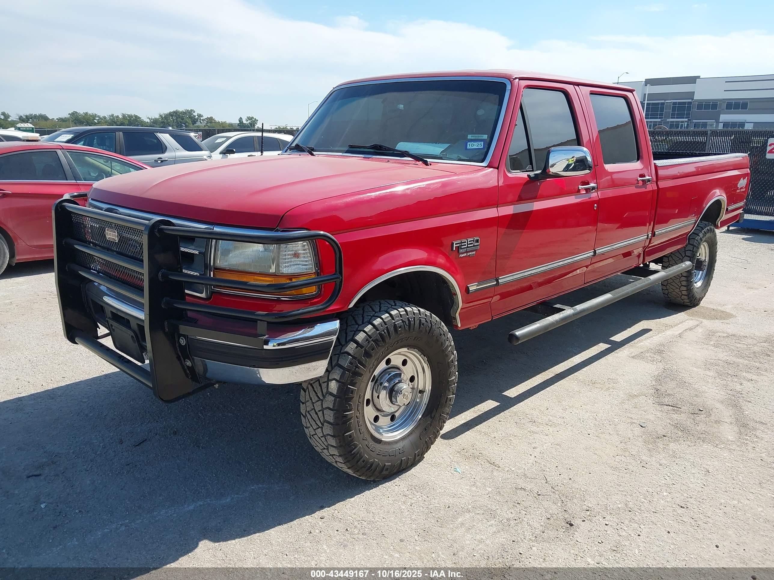 1995 Ford F350   Red vin: 1FTJW36F9SEA47209