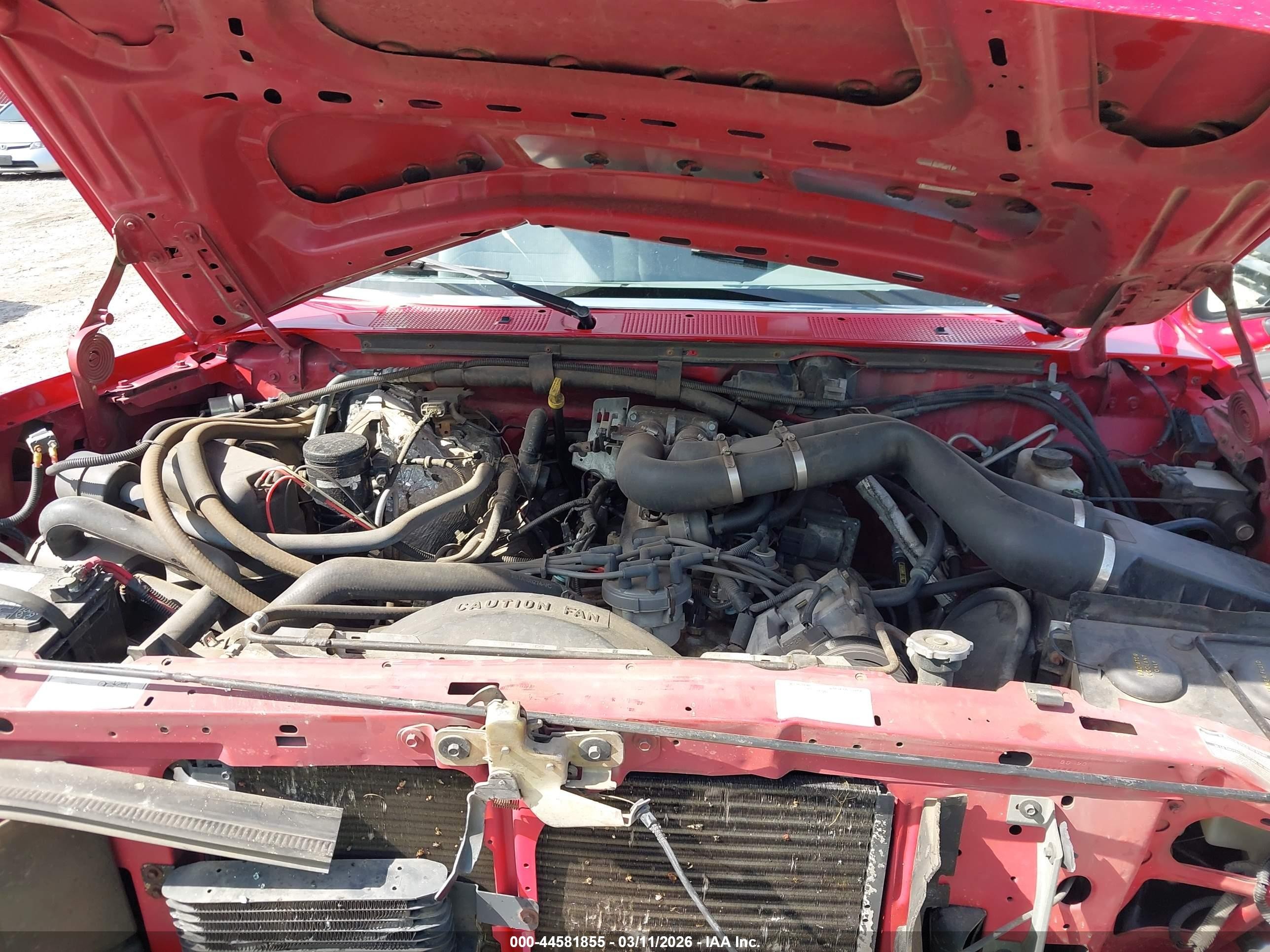 1997 Ford F-350 Xl Red vin: 1FTJW36G2VEB98521