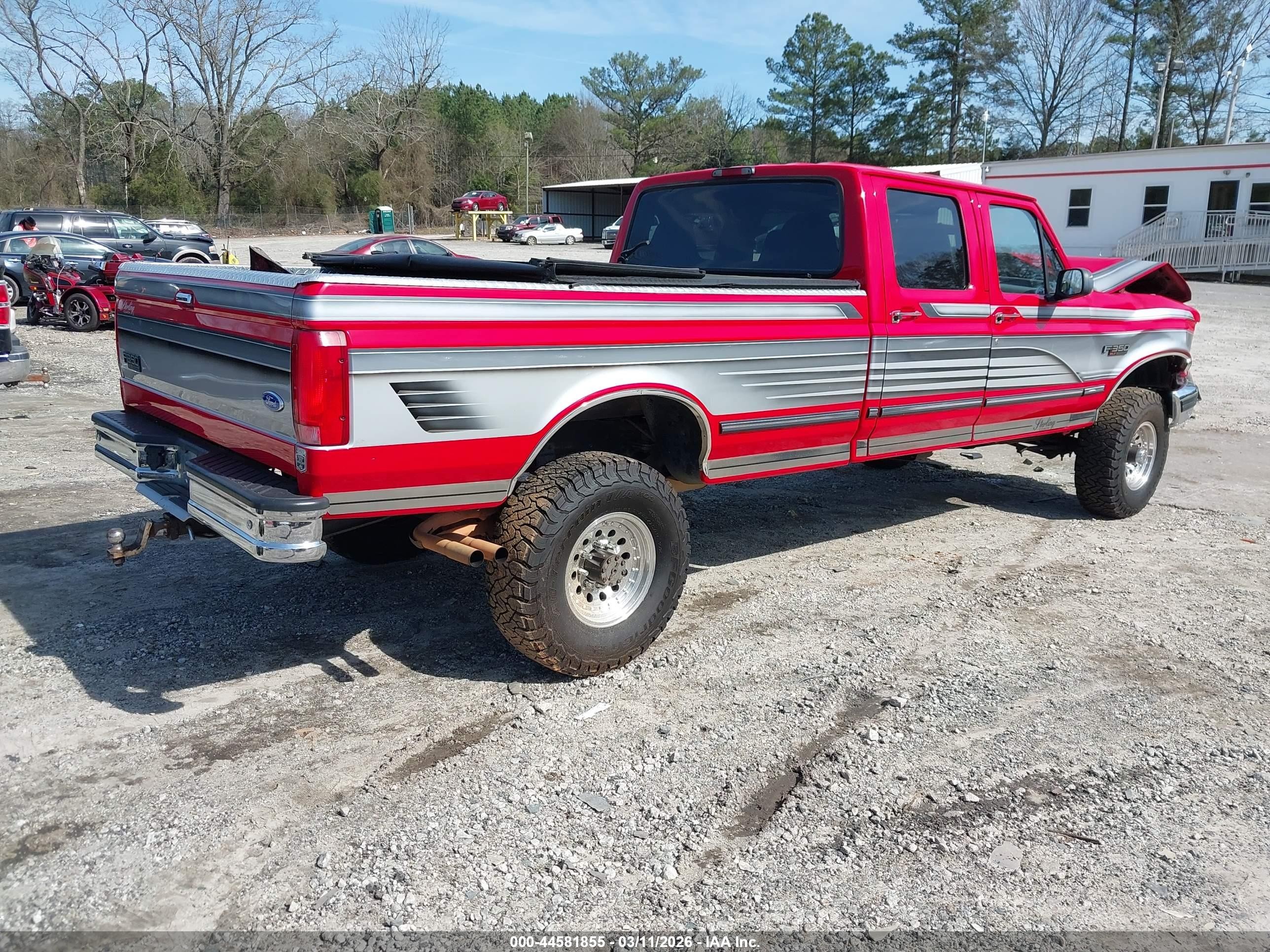 1997 Ford F-350 Xl Red vin: 1FTJW36G2VEB98521