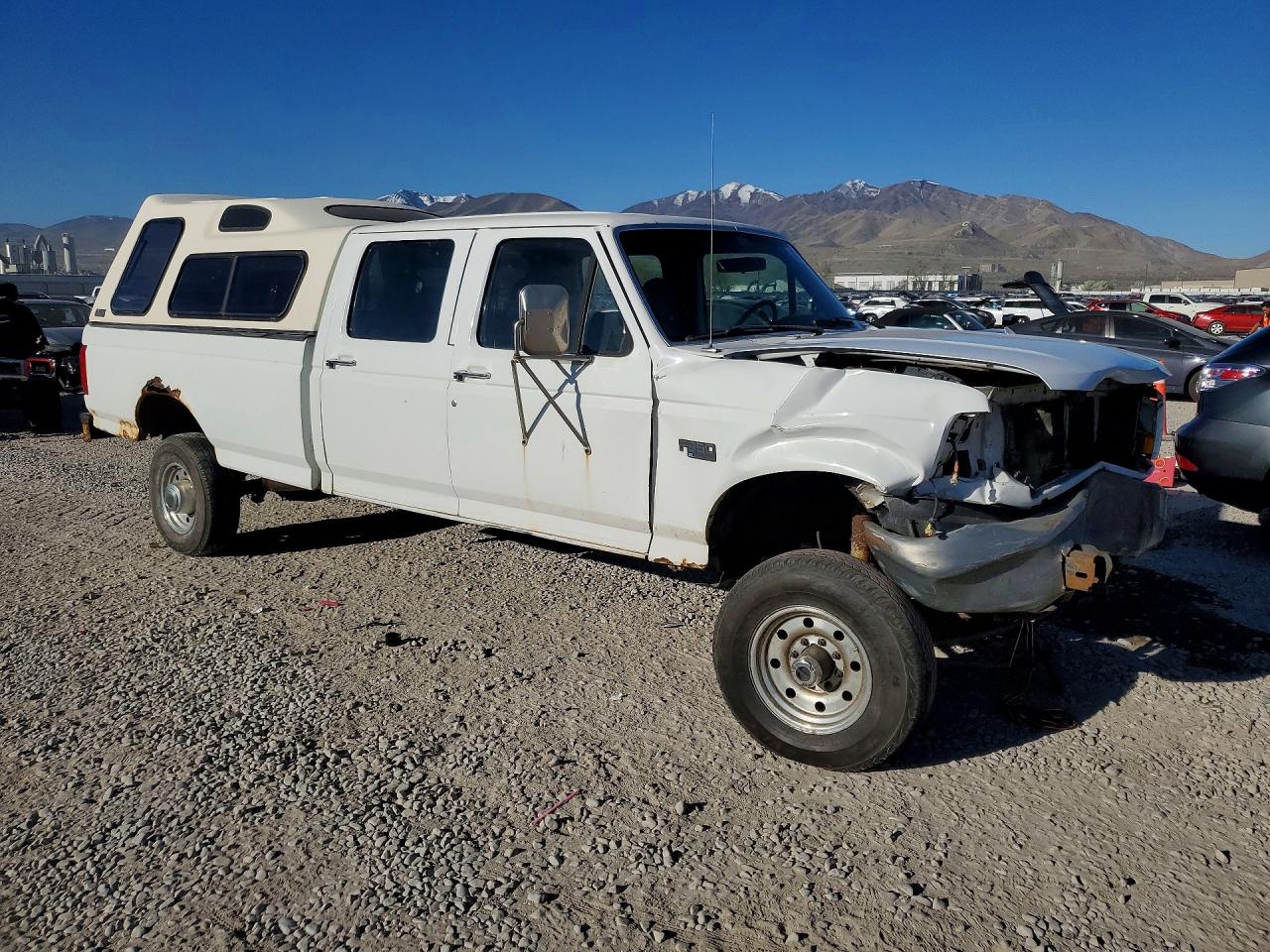 1997 Ford F350 White vin: 1FTJW36G8VEA78805