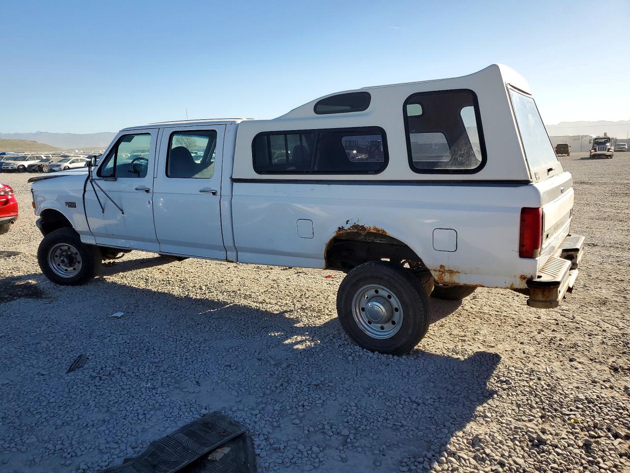 1997 Ford F350 White vin: 1FTJW36G8VEA78805