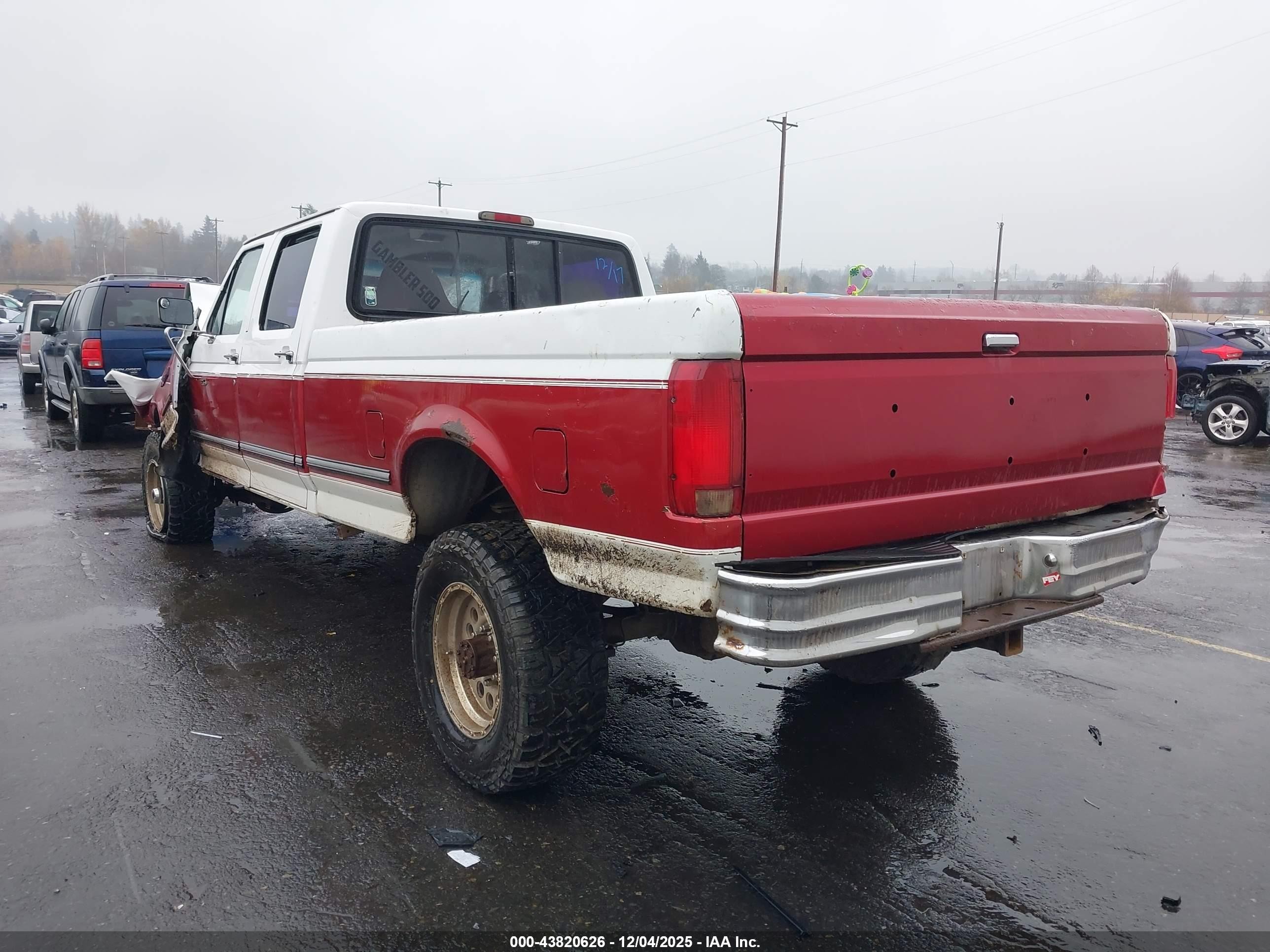 1997 Ford F-350 Xl Белый vin: 1FTJW36H1VEA83854