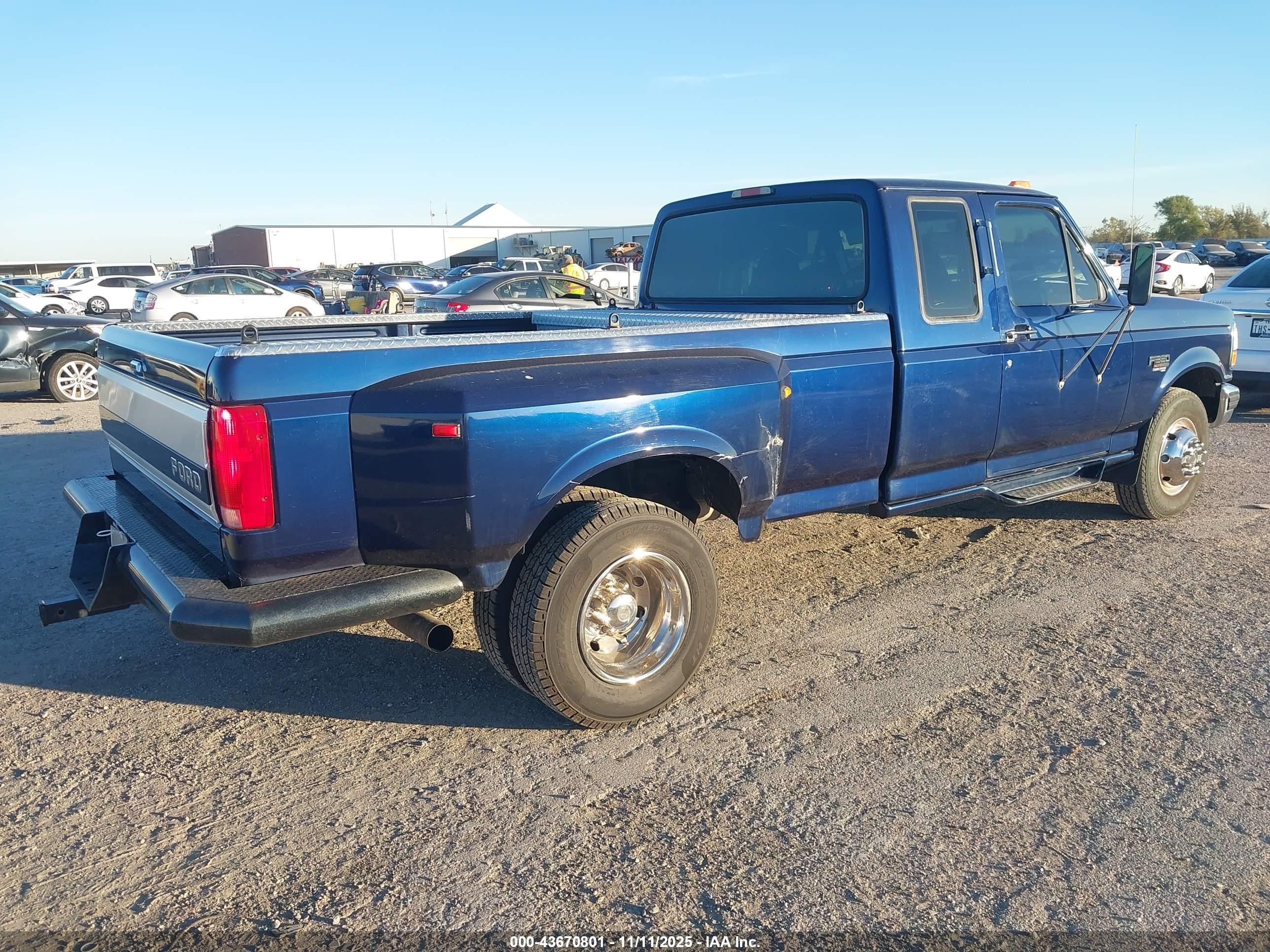 1995 Ford F350   Dark Blue vin: 1FTJX35FXSKB34634