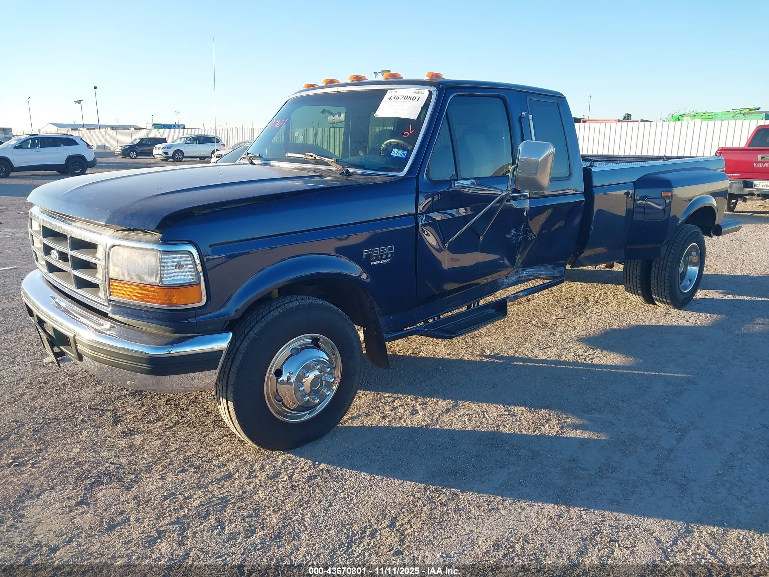 1995 Ford F350   Dark Blue vin: 1FTJX35FXSKB34634