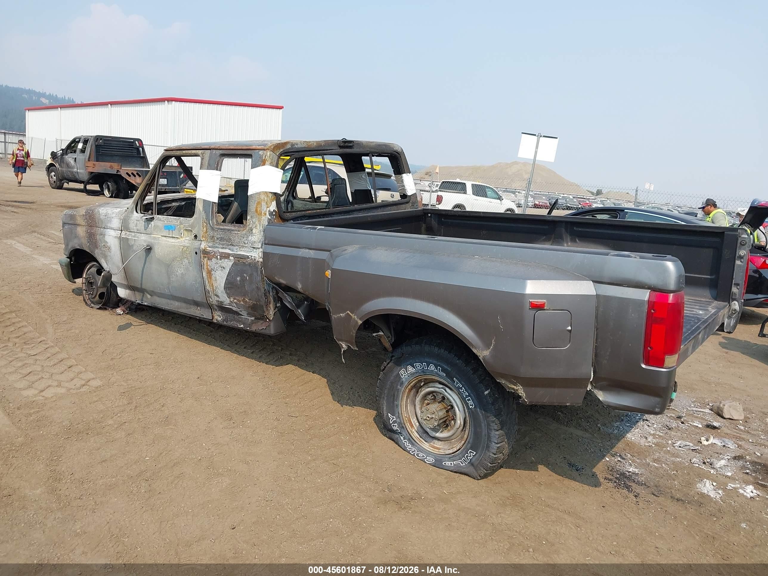 1993 Ford F350   Gray vin: 1FTJX35G1PKA32820