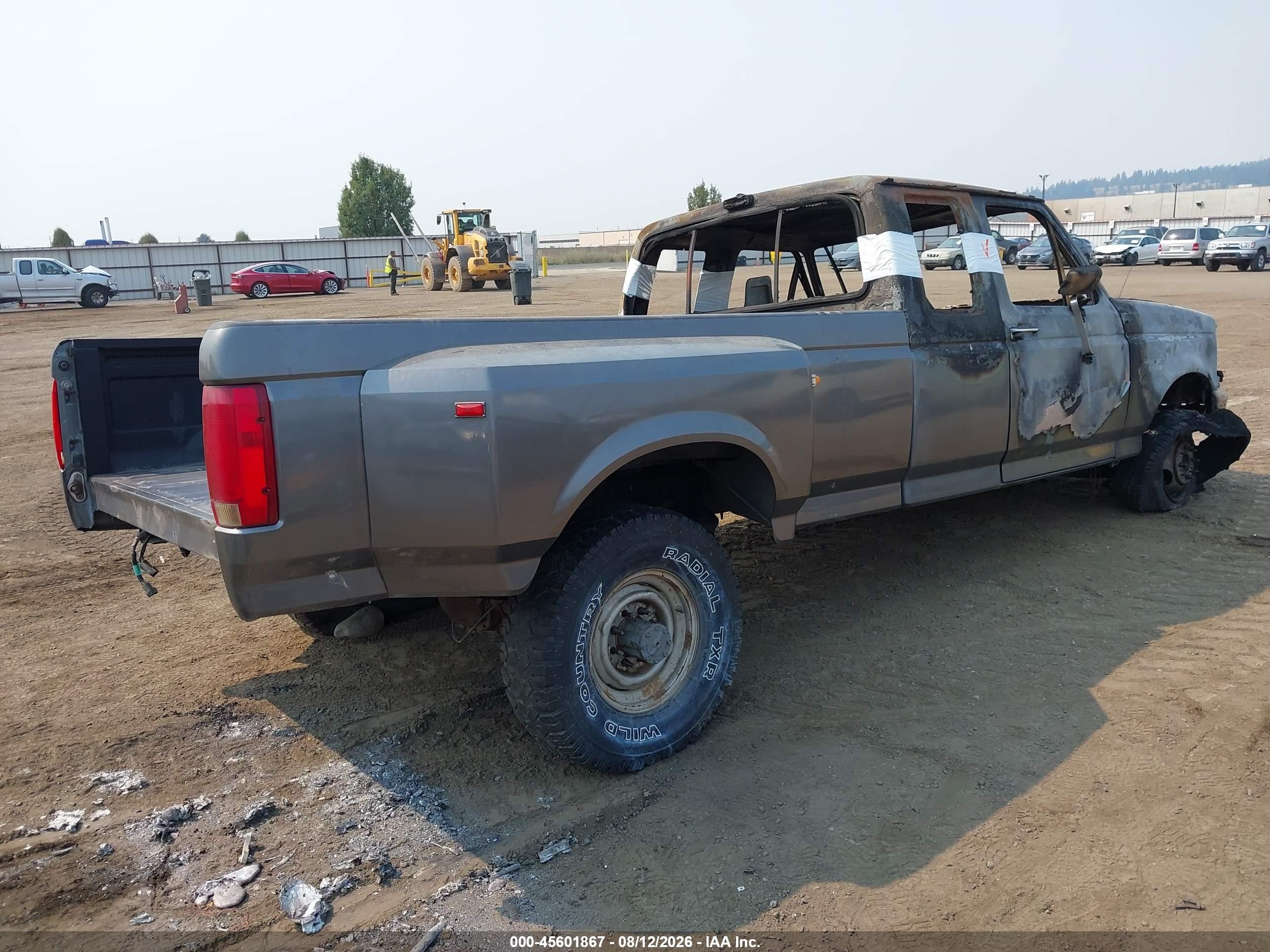 1993 Ford F350   Gray vin: 1FTJX35G1PKA32820