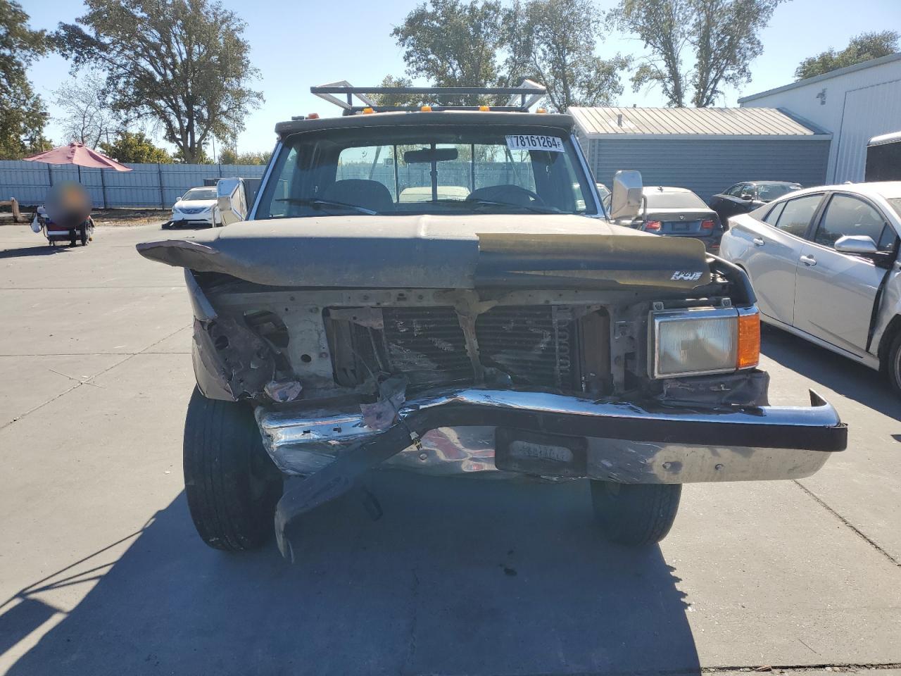 1989 Ford F350 Gray vin: 1FTJX35M9KKA68902