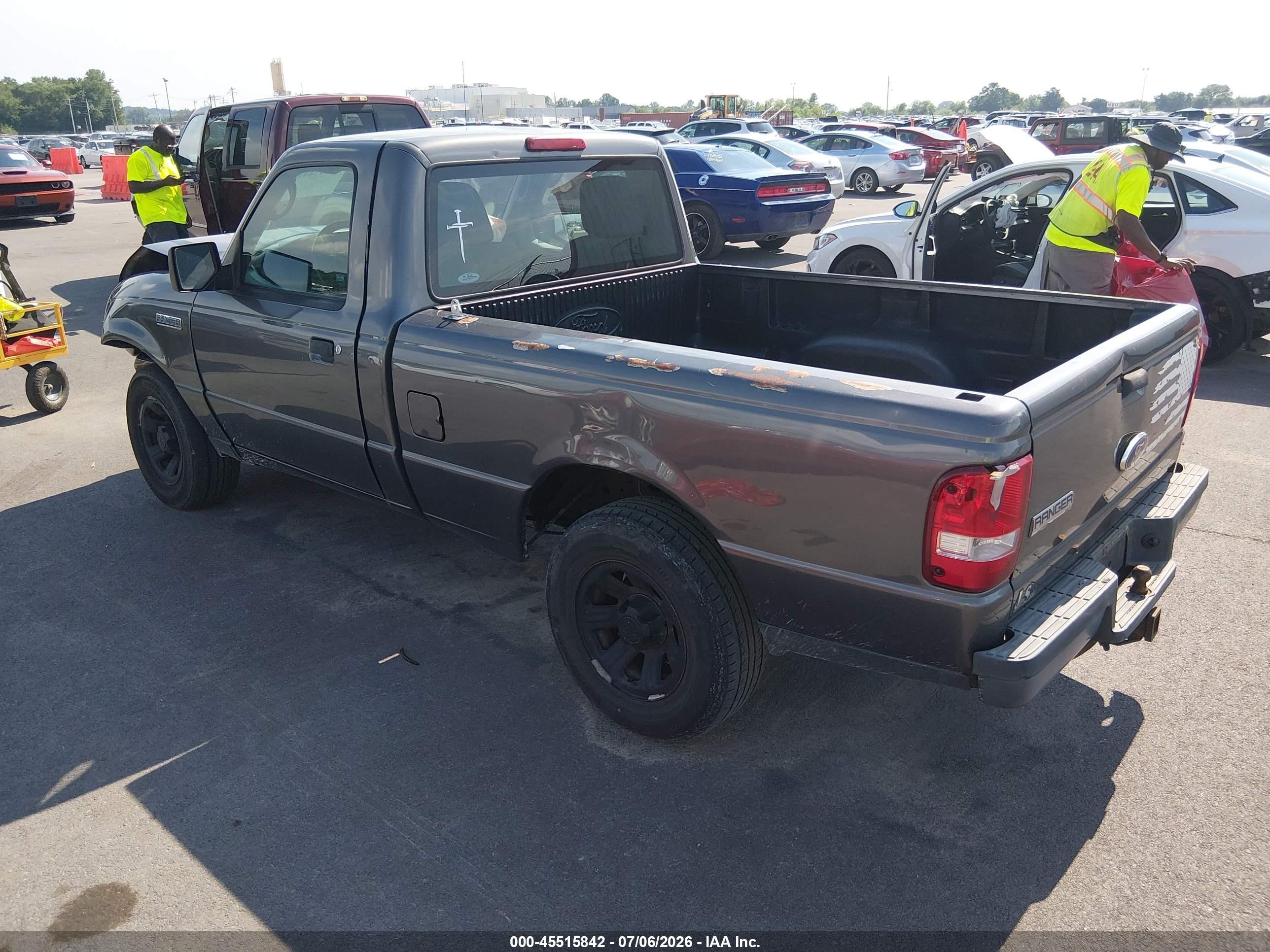 2010 Ford Ranger Xl/xlt Gray vin: 1FTKR1AD0APA25317