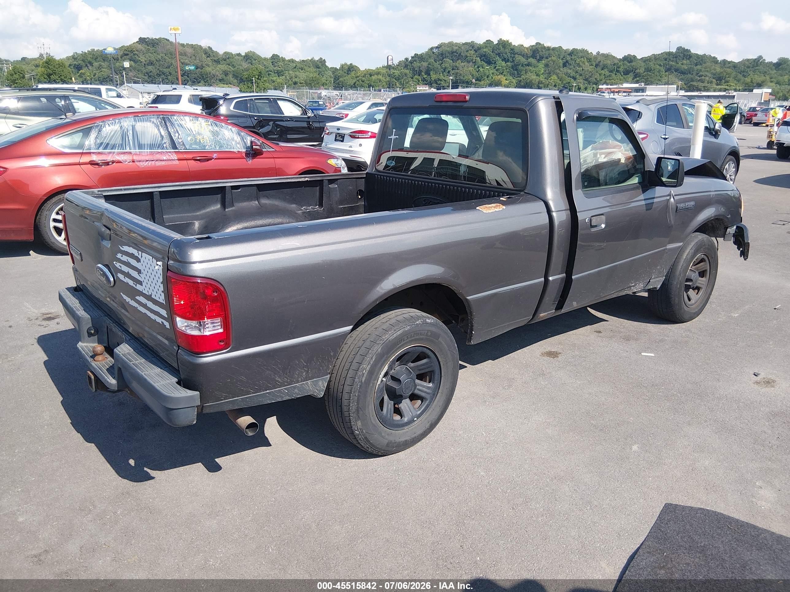 2010 Ford Ranger Xl/xlt Gray vin: 1FTKR1AD0APA25317