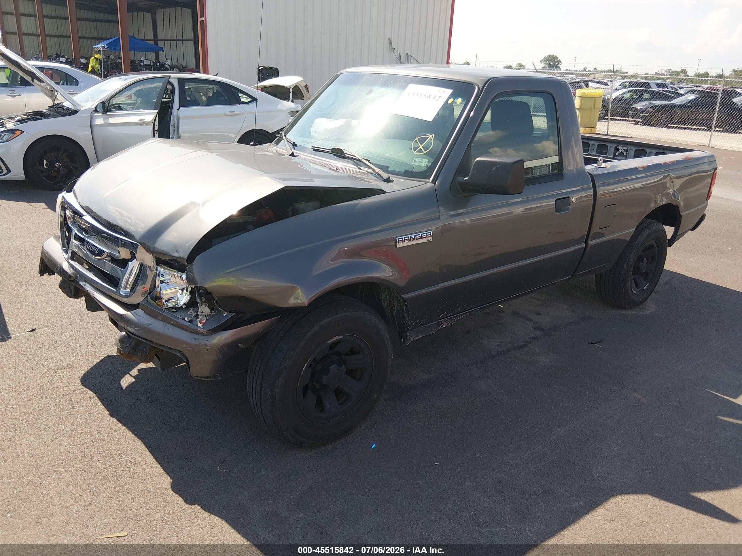 2010 Ford Ranger Xl/xlt Gray vin: 1FTKR1AD0APA25317