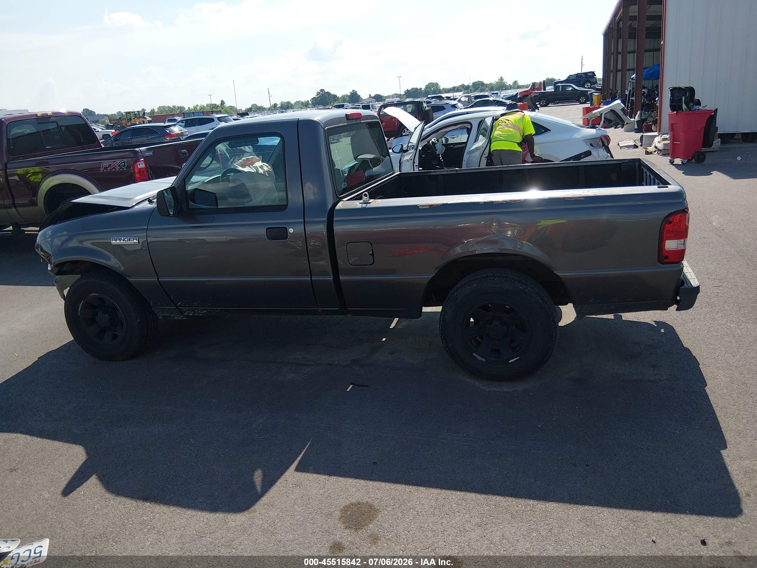 2010 Ford Ranger Xl/xlt Gray vin: 1FTKR1AD0APA25317