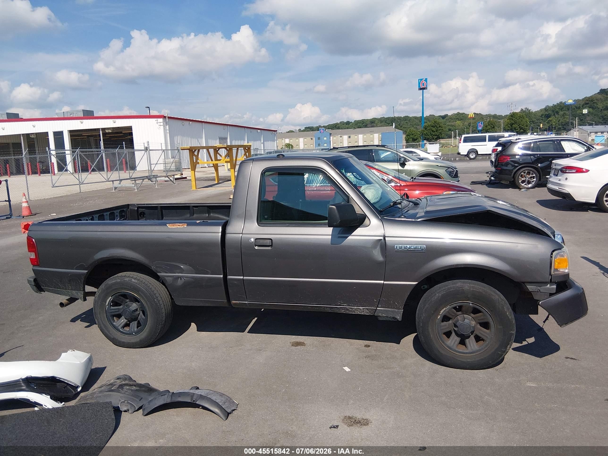 2010 Ford Ranger Xl/xlt Gray vin: 1FTKR1AD0APA25317