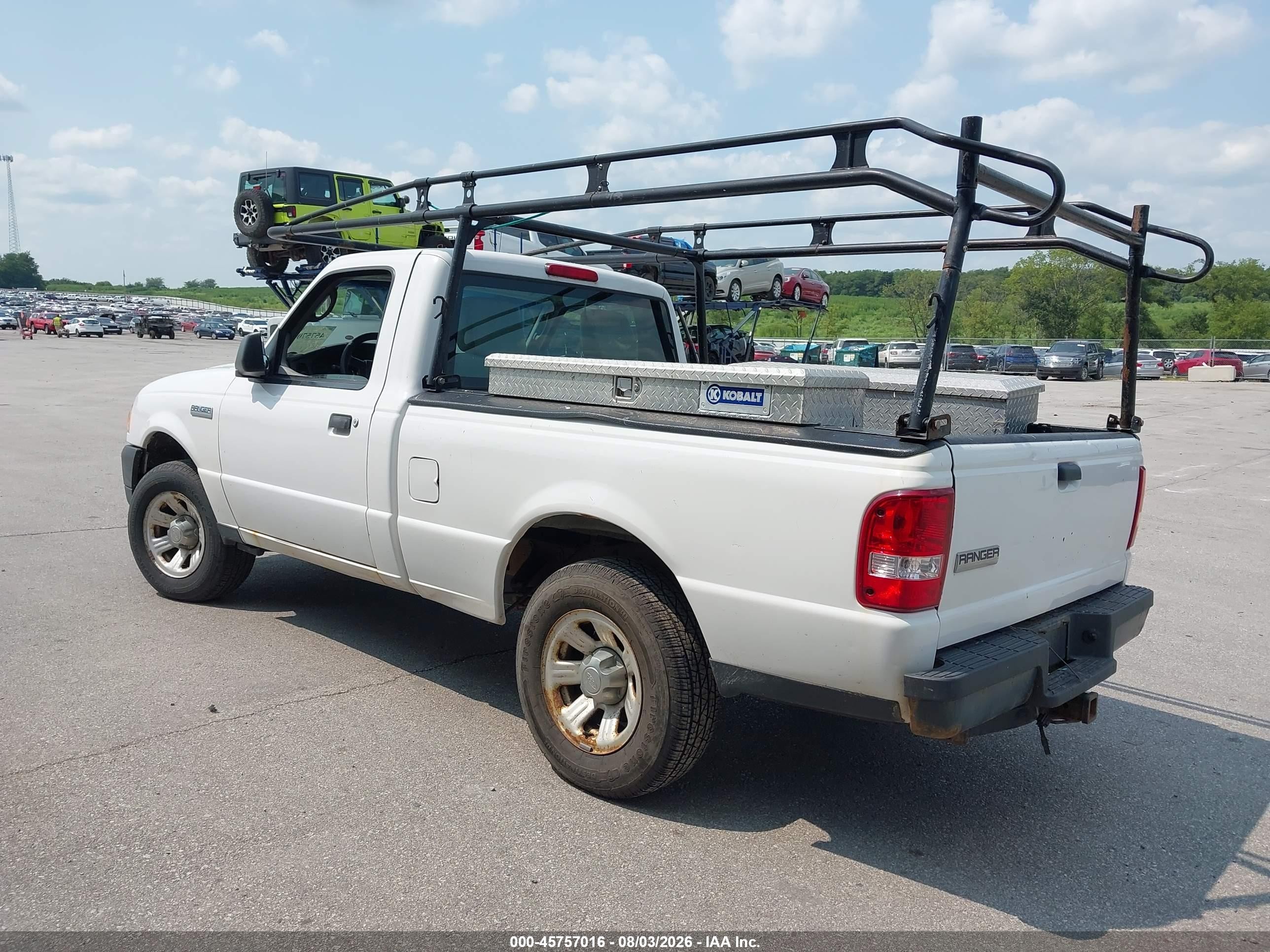 2010 Ford Ranger Xl/xlt White vin: 1FTKR1AD0APA53473