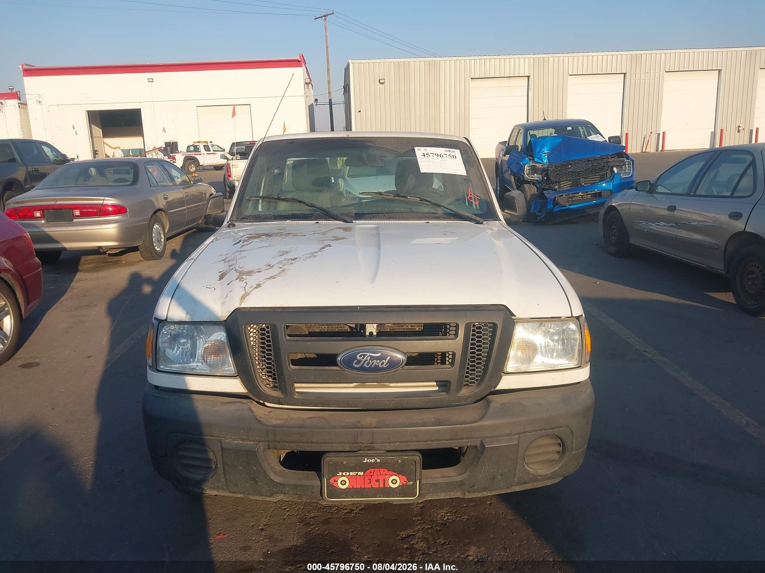 2011 Ford Ranger Xl White vin: 1FTKR1AD0BPA12794