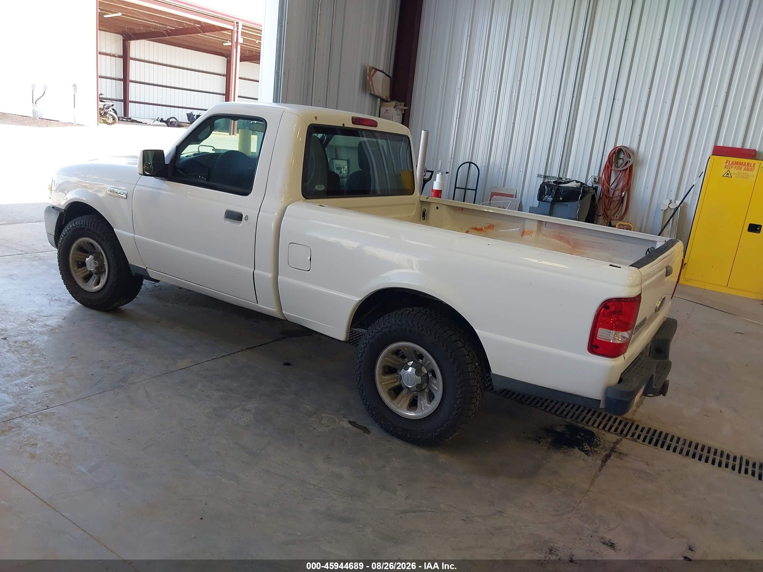 2011 Ford Ranger Xl White vin: 1FTKR1AD0BPA19972