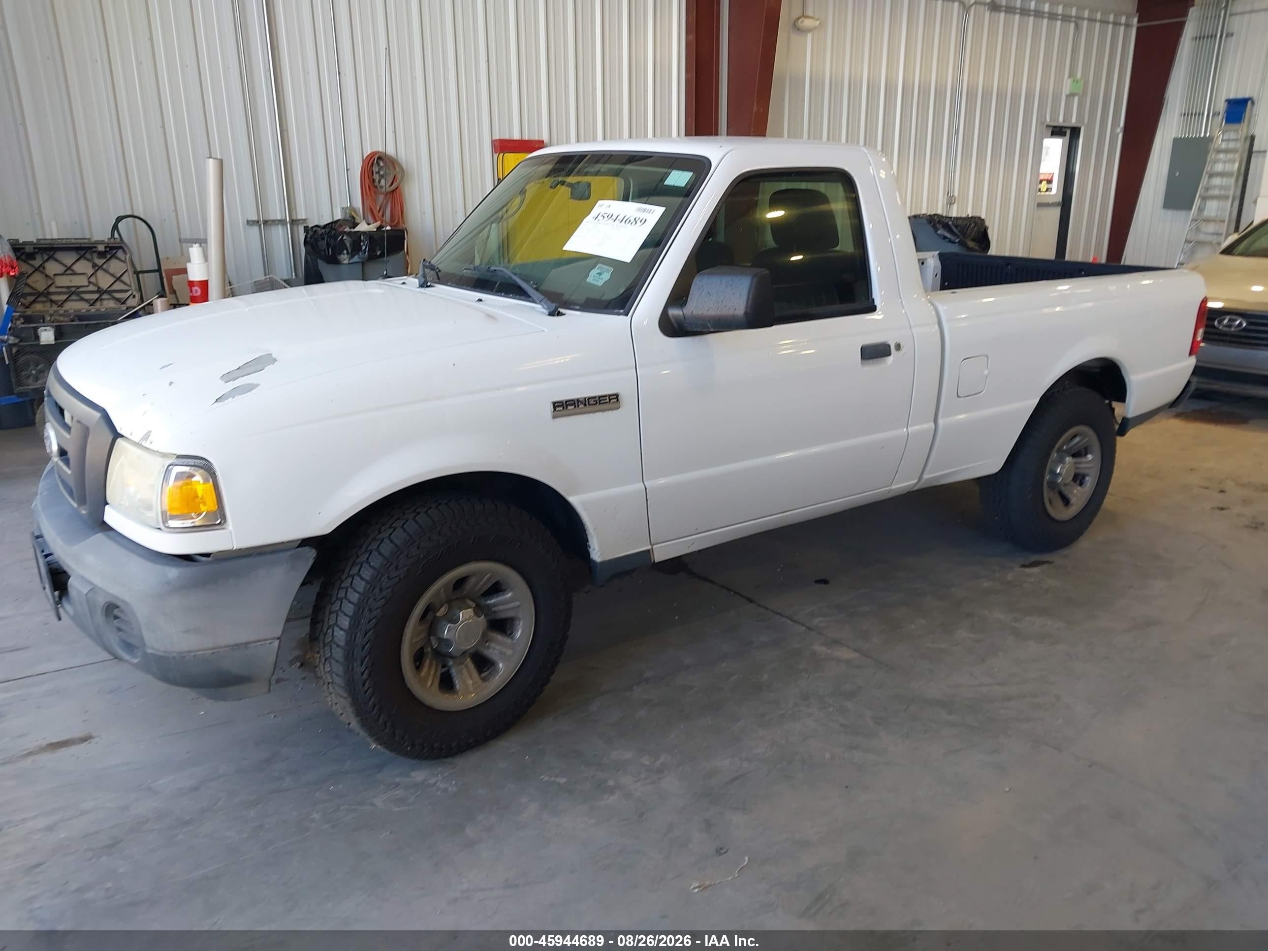 2011 Ford Ranger Xl White vin: 1FTKR1AD0BPA19972