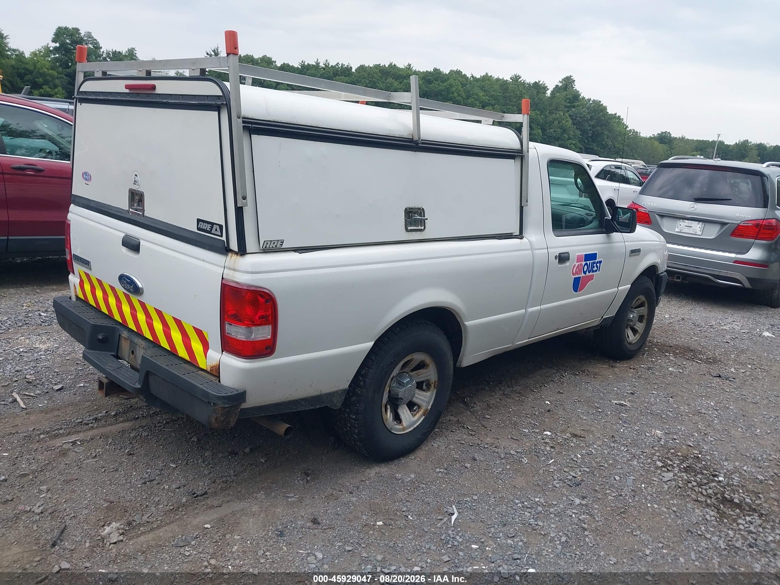2011 Ford Ranger Xl White vin: 1FTKR1AD0BPB03368