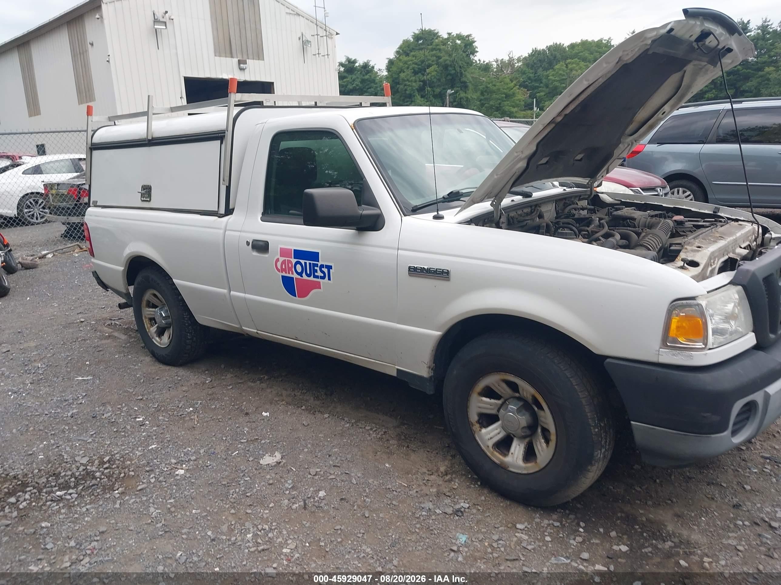 2011 Ford Ranger Xl White vin: 1FTKR1AD0BPB03368