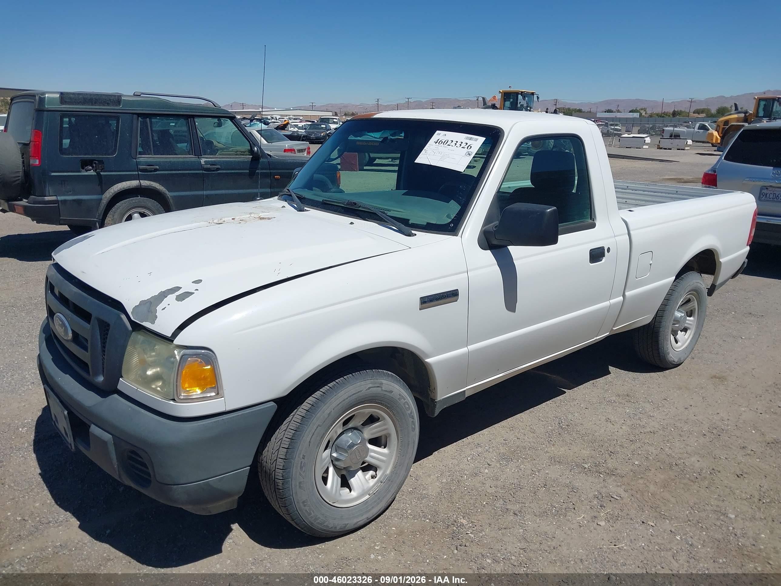 2010 Ford Ranger Xl/xlt Белый vin: 1FTKR1AD1APA46791