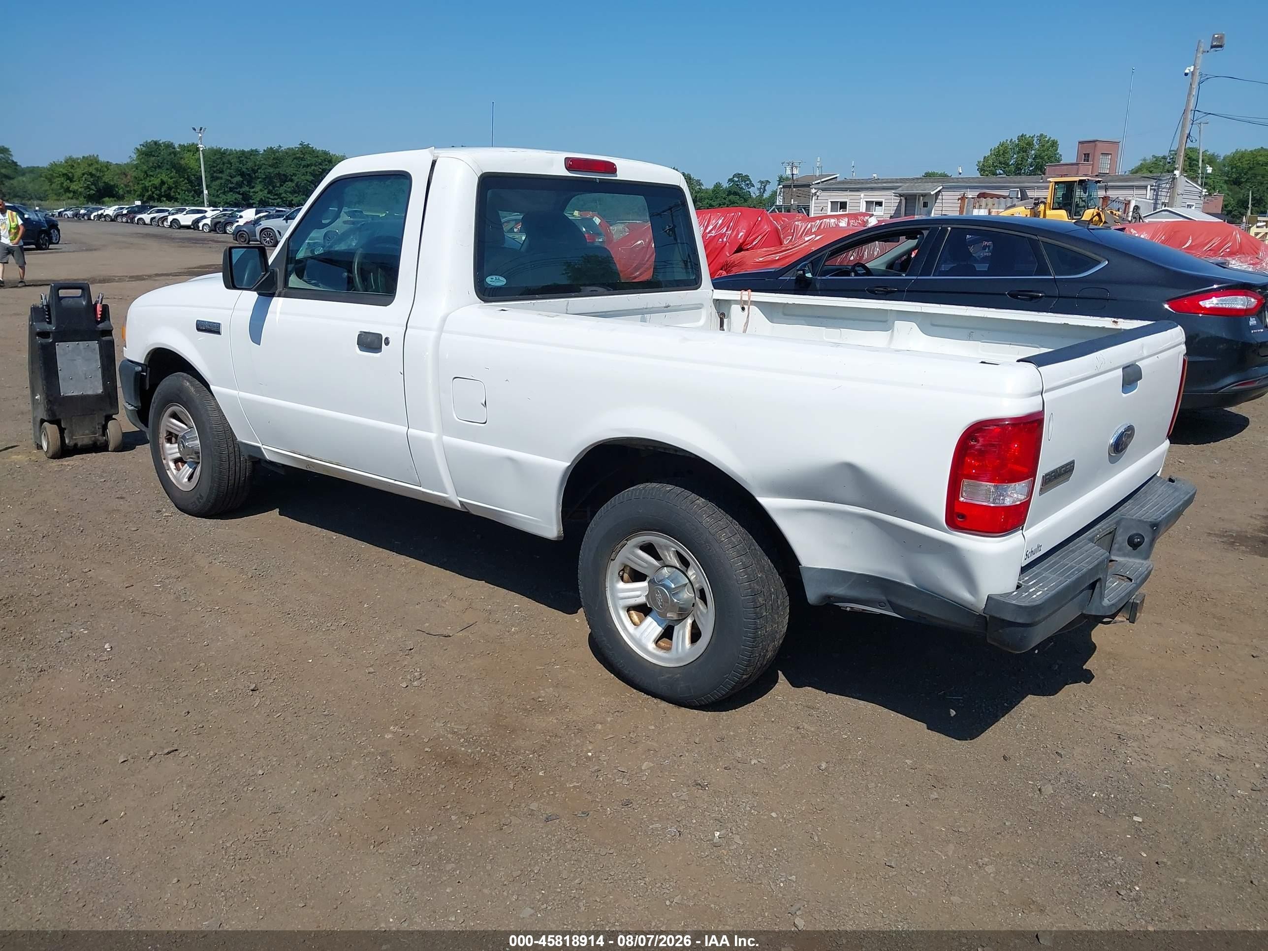 2010 Ford Ranger Xl/xlt White vin: 1FTKR1AD1APA60173