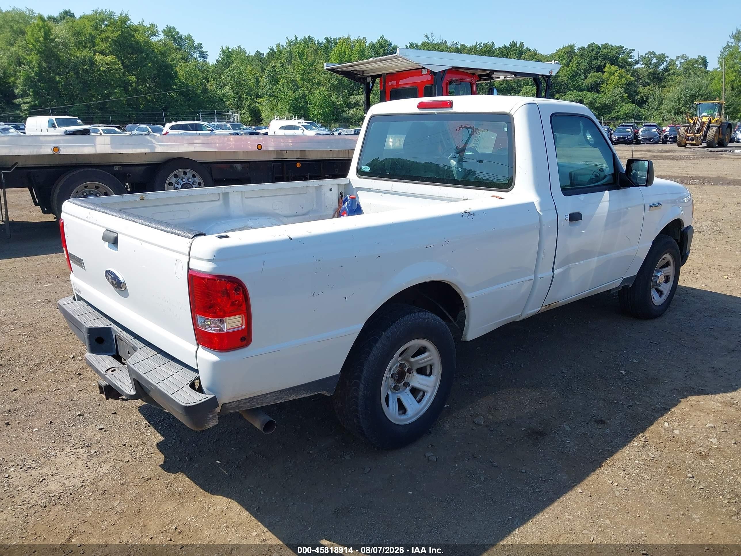 2010 Ford Ranger Xl/xlt White vin: 1FTKR1AD1APA60173